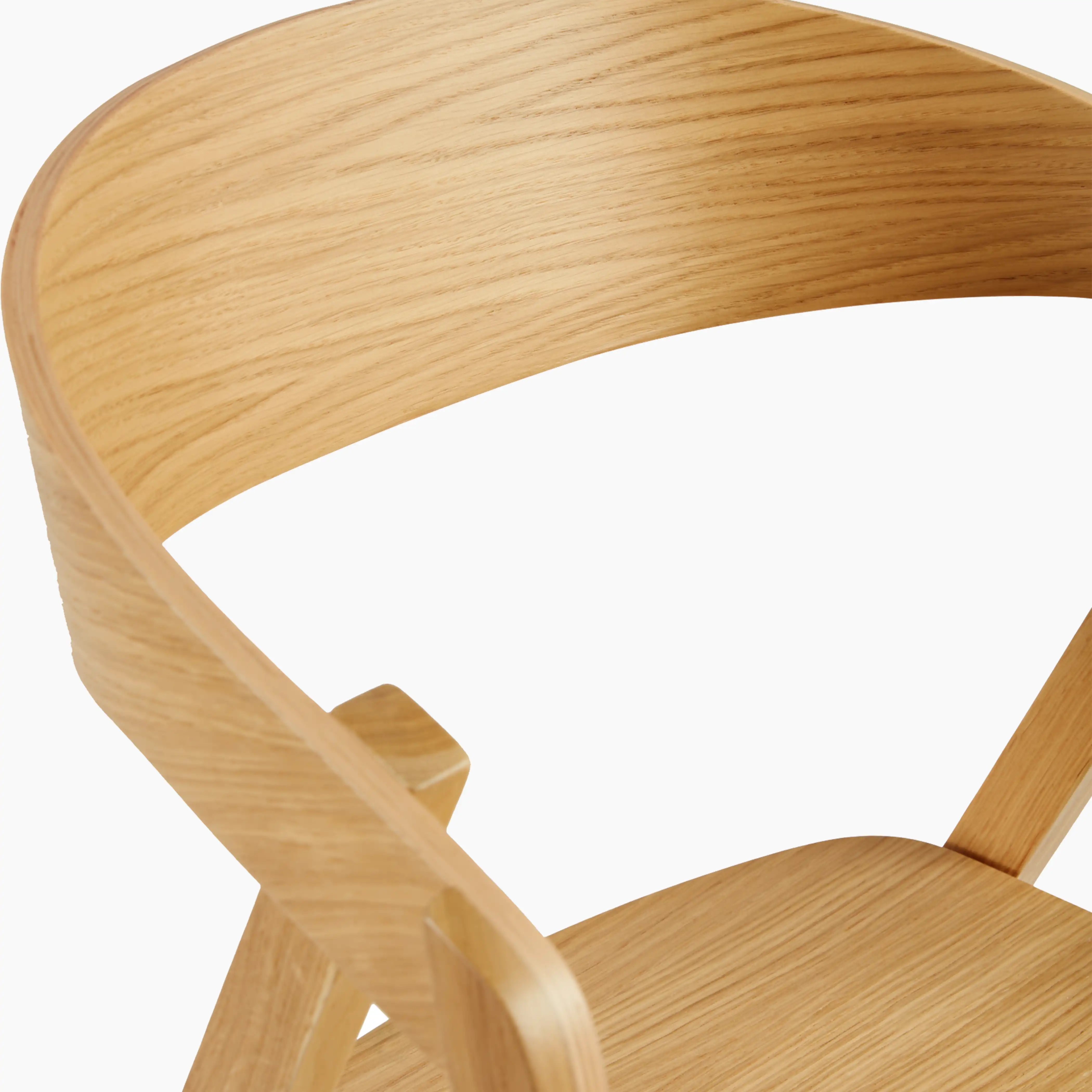 Osaka Stackable Wooden Carver Dining Chair | Oak - Image 5