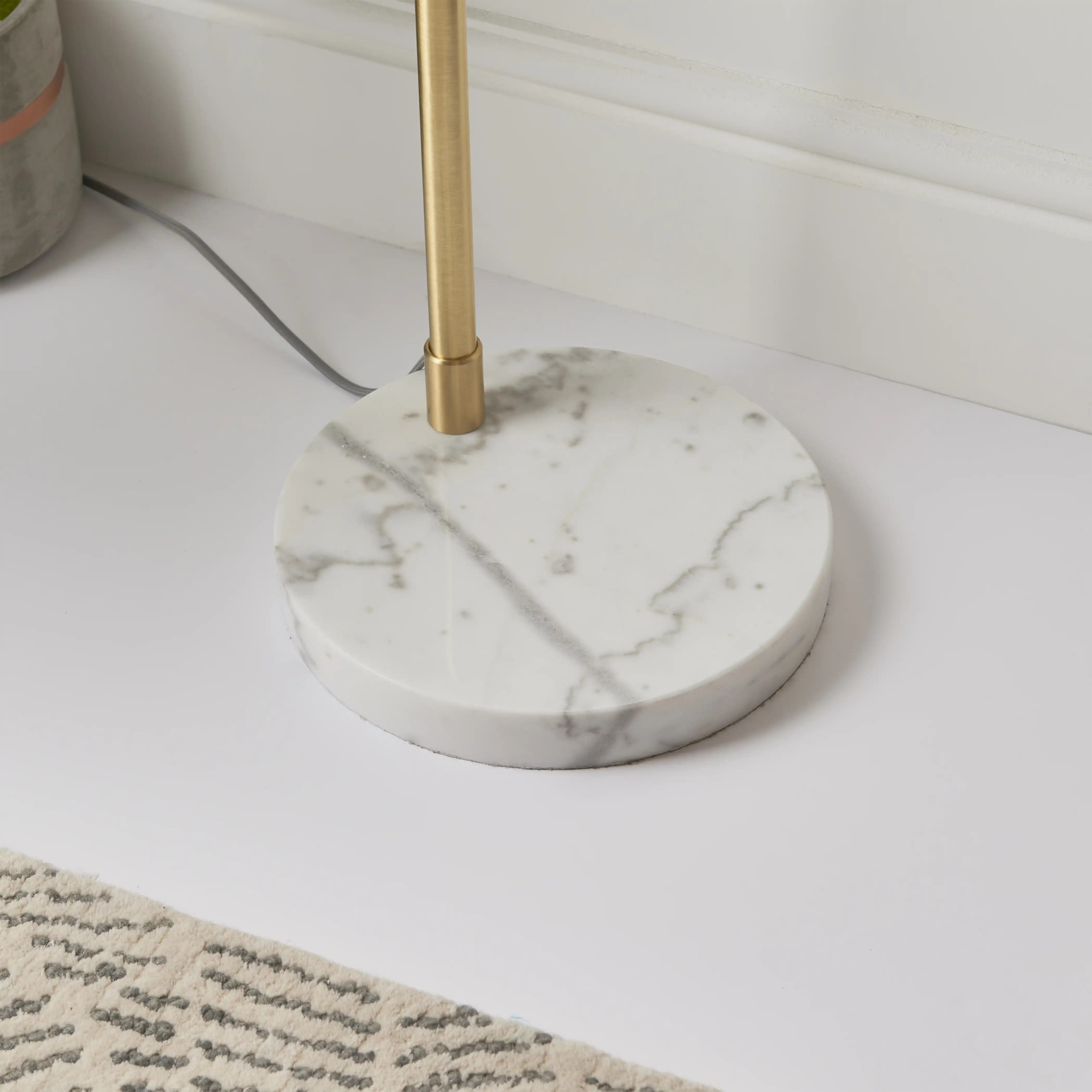 Otto Arched Floor Lamp | Opal & White - Image 5
