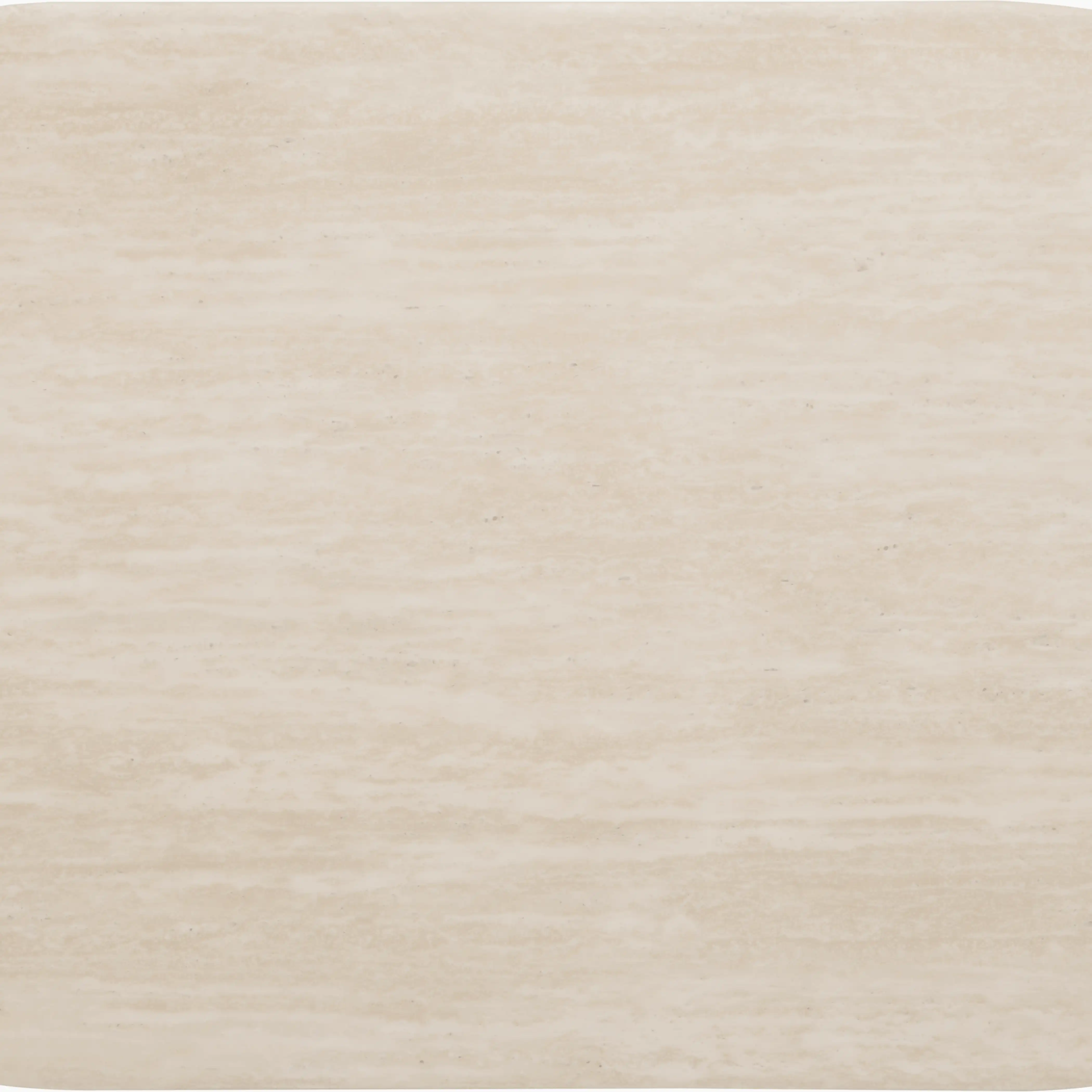 Oxborough Oval Coffee Table | Natural Travertine Effect Stone & Walnut - Image 3