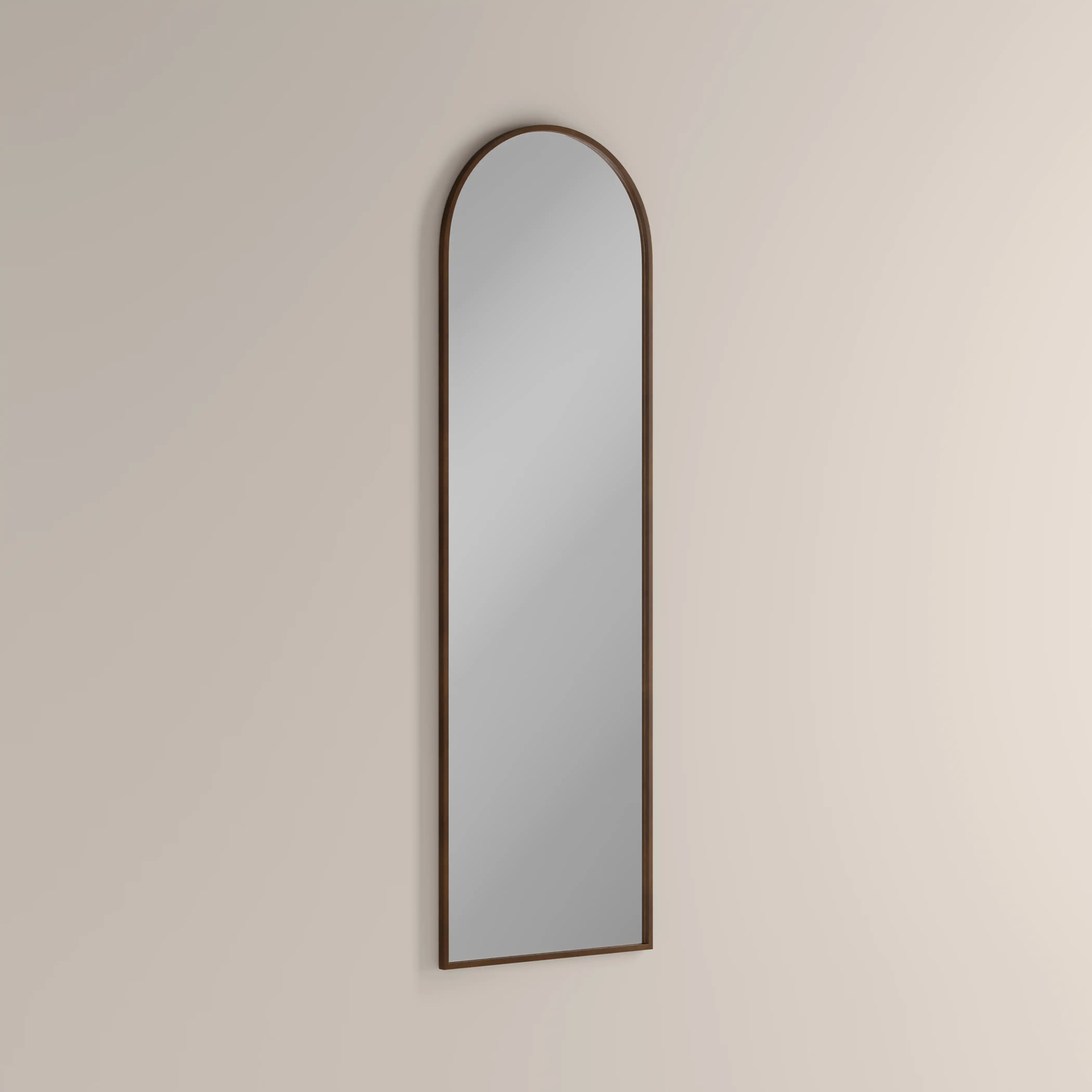 Oxleigh Arch Full Length Mirror, 165 x 50 cm | Walnut - Image 2