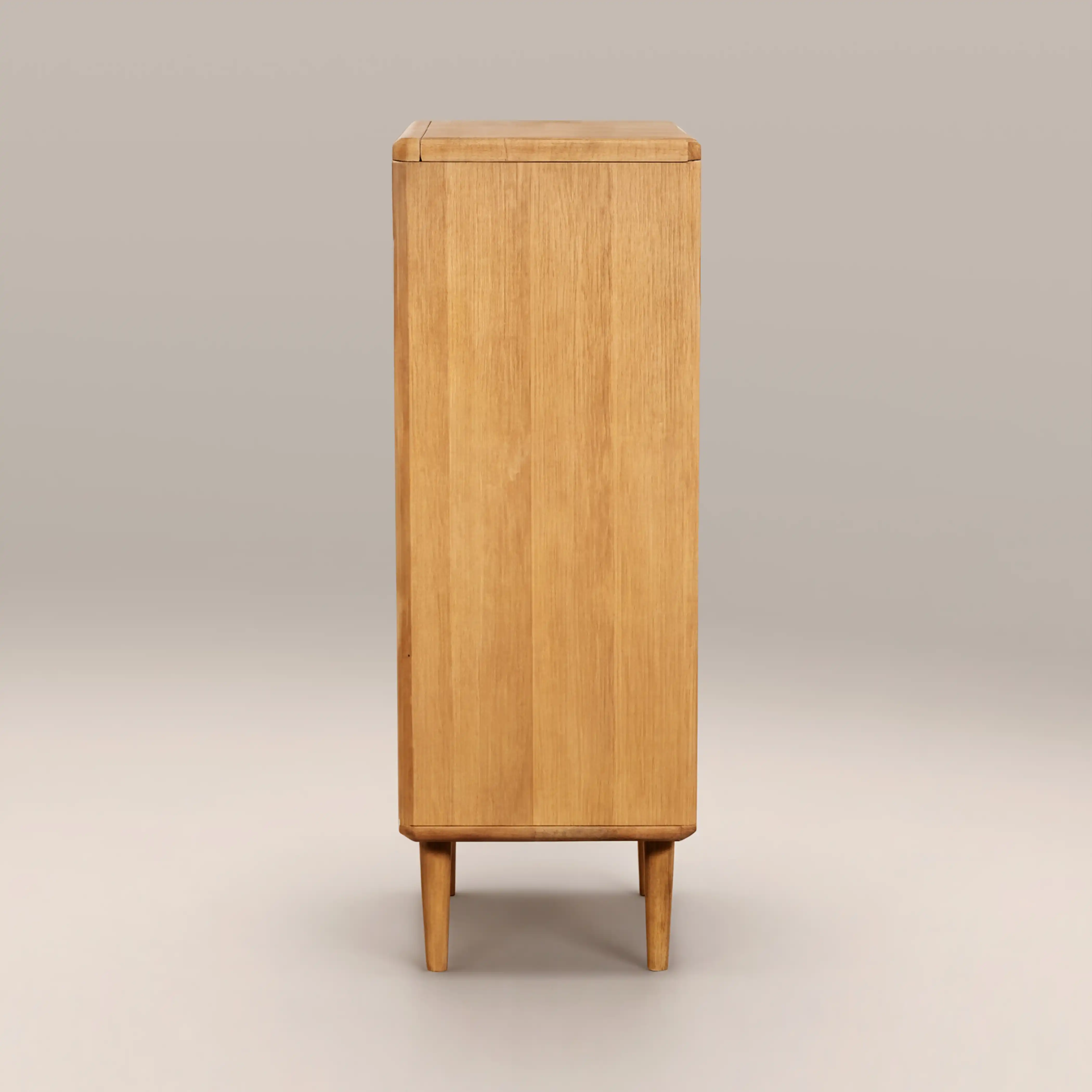 Percy 5 Drawer Tall Chest of Drawers | Oak - Image 3