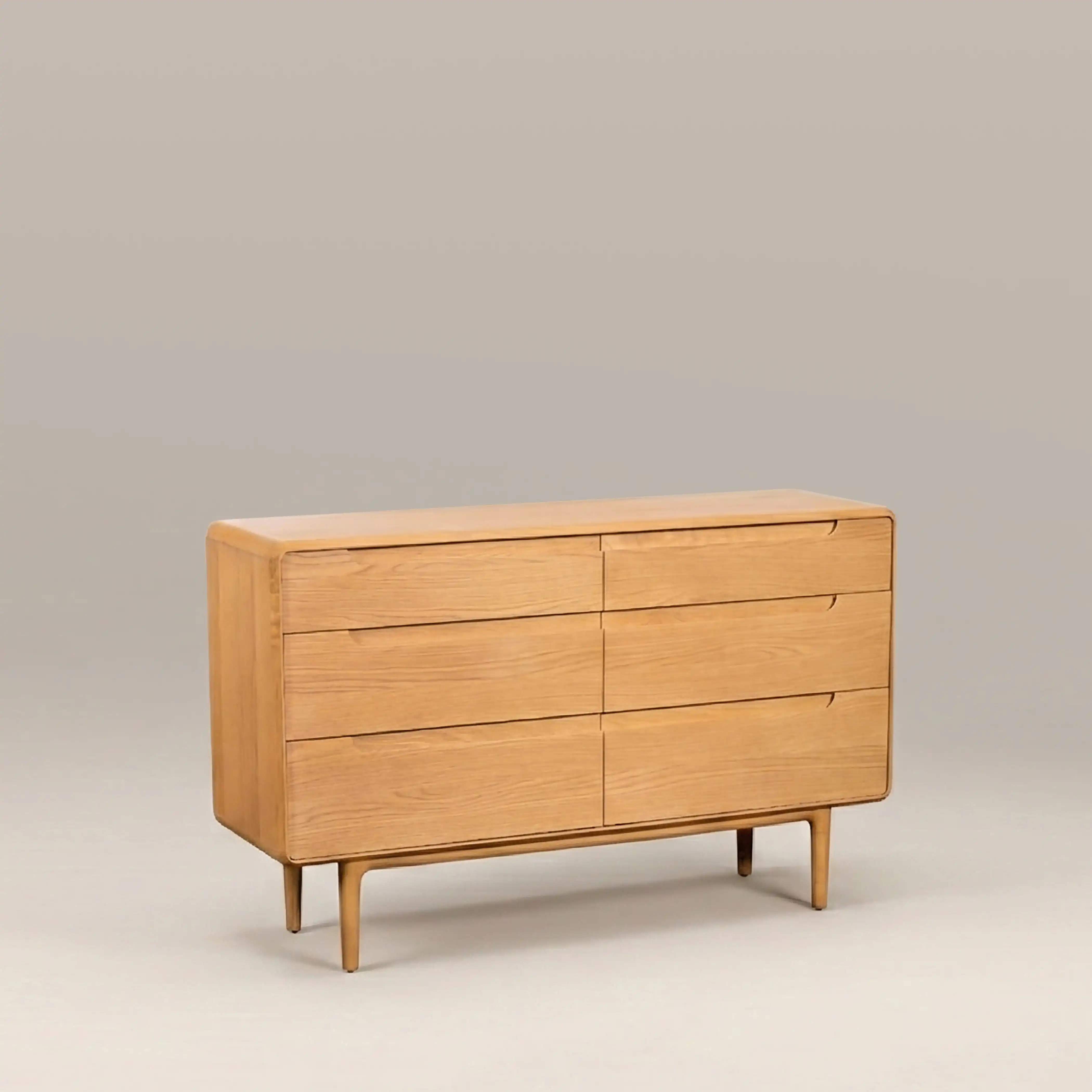 Percy 6 Drawer Chest of Drawers | Oak - Image 3