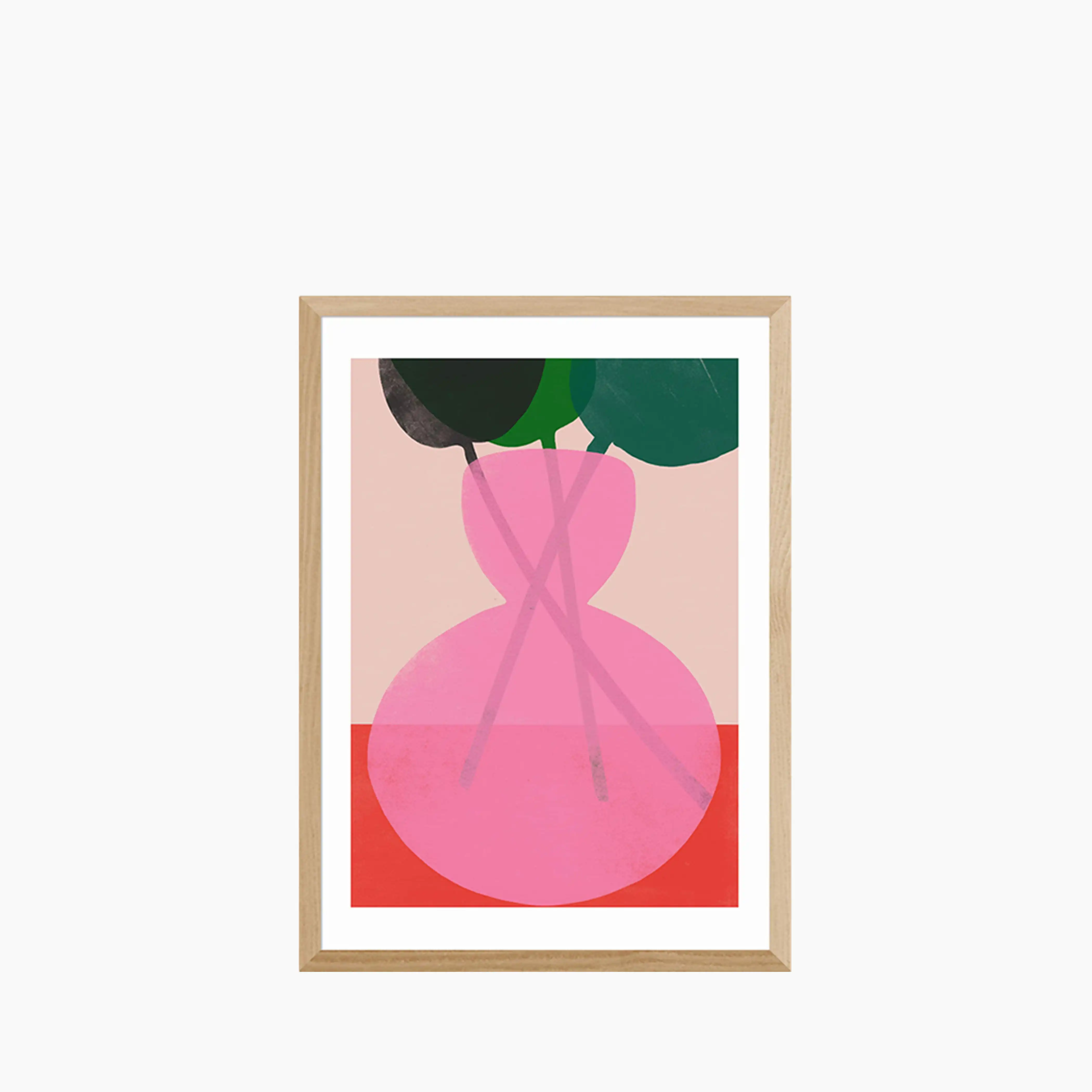 Pink Vase Gathering Graphic Print - Image 3