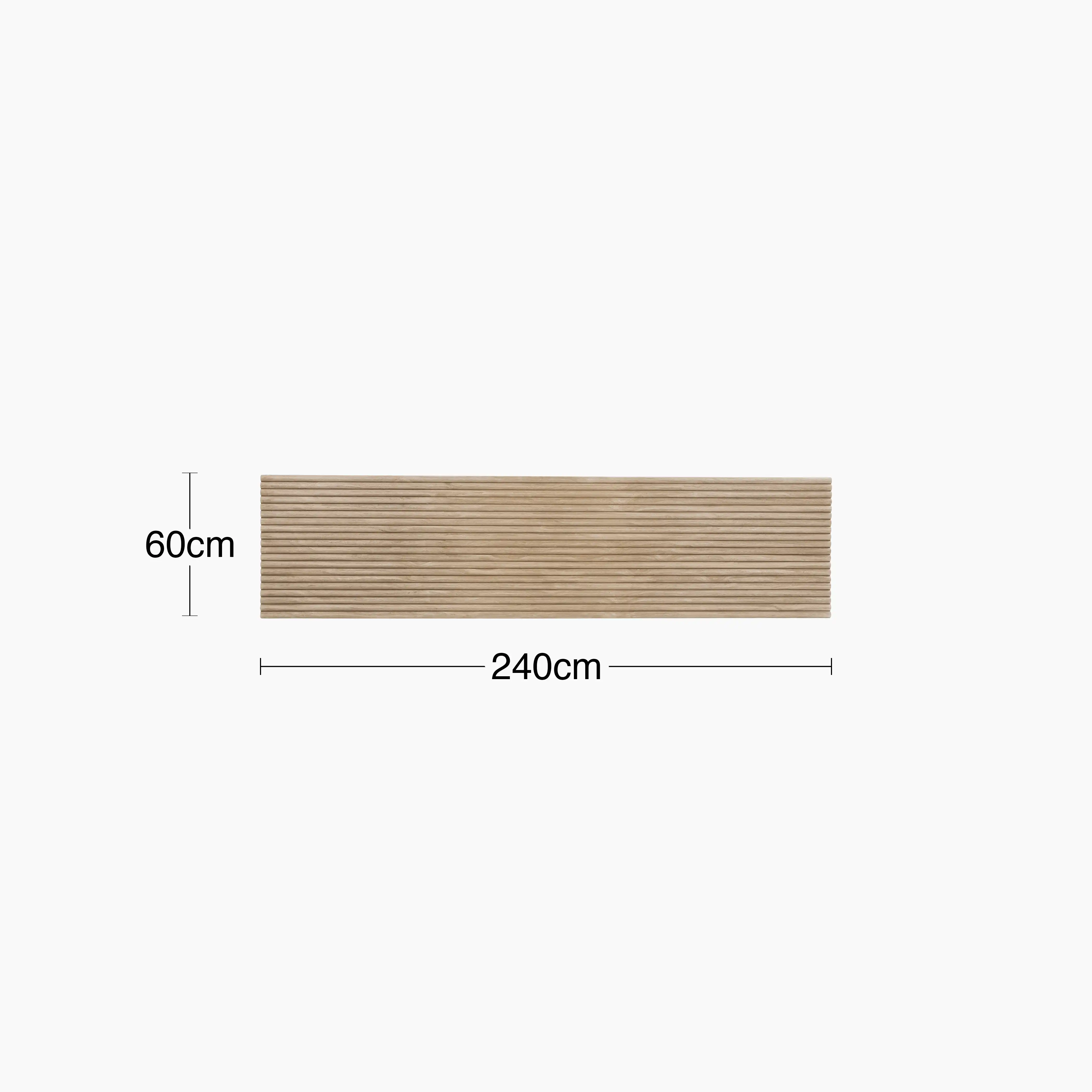 PLAANKED 3cm Flexible Ribbed Wall Panel | Silver Oak - Image 6