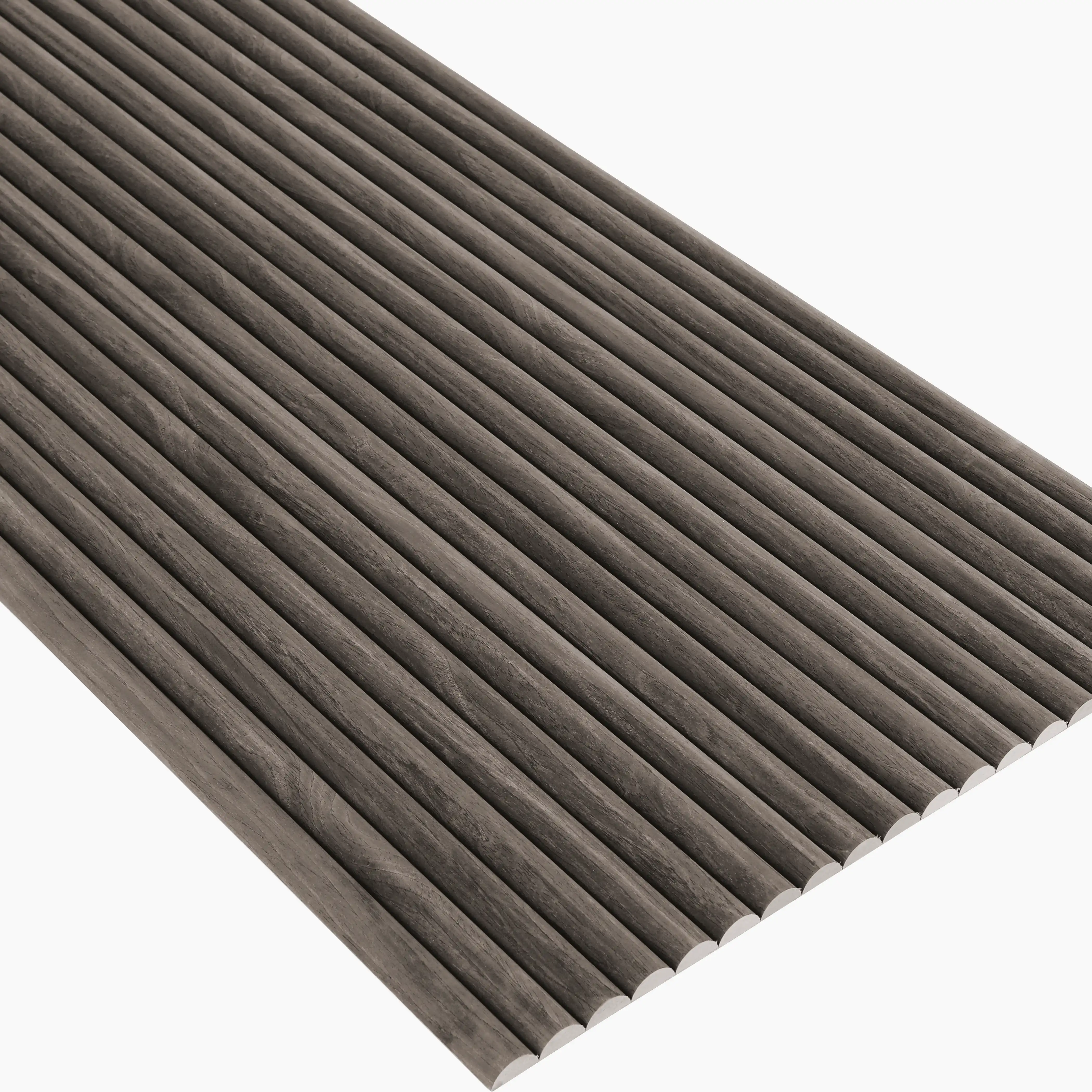 PLAANKED 3cm Flexible Ribbed Wall Panel  | Smoked Black - Image 2