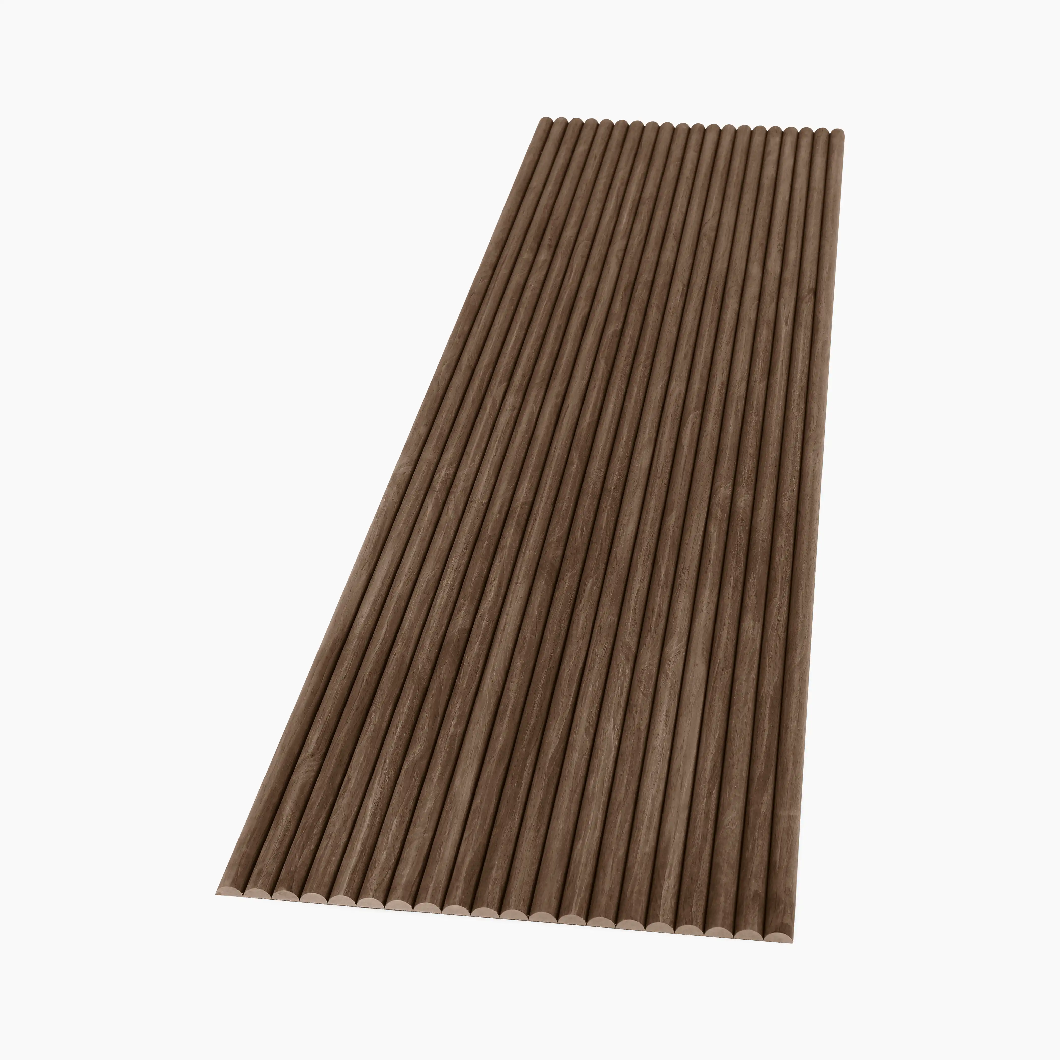 PLAANKED 3cm Flexible Ribbed Wall Panel | Smoked Walnut - Image 4