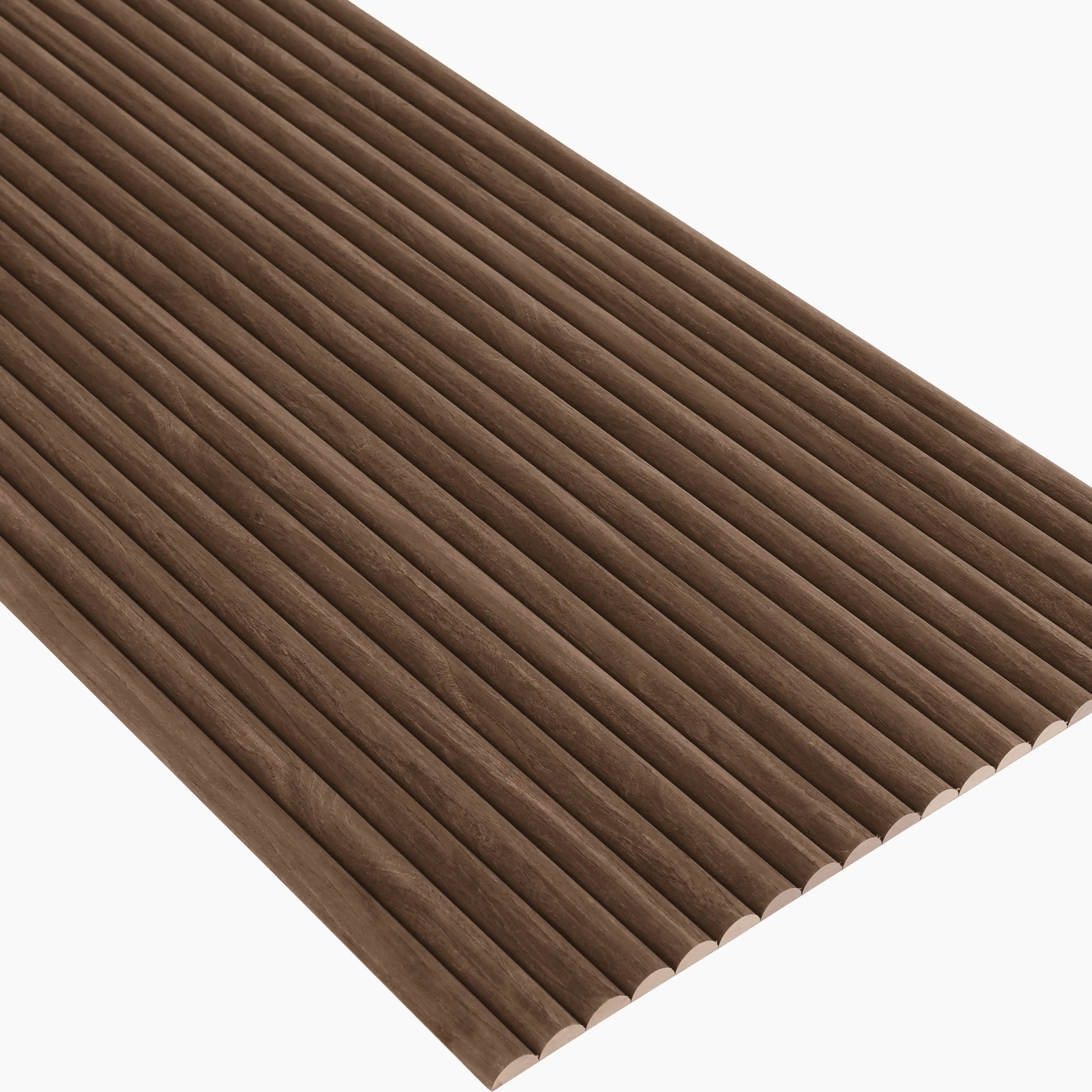 PLAANKED 3cm Flexible Ribbed Wall Panel | Smoked Walnut - Image 5