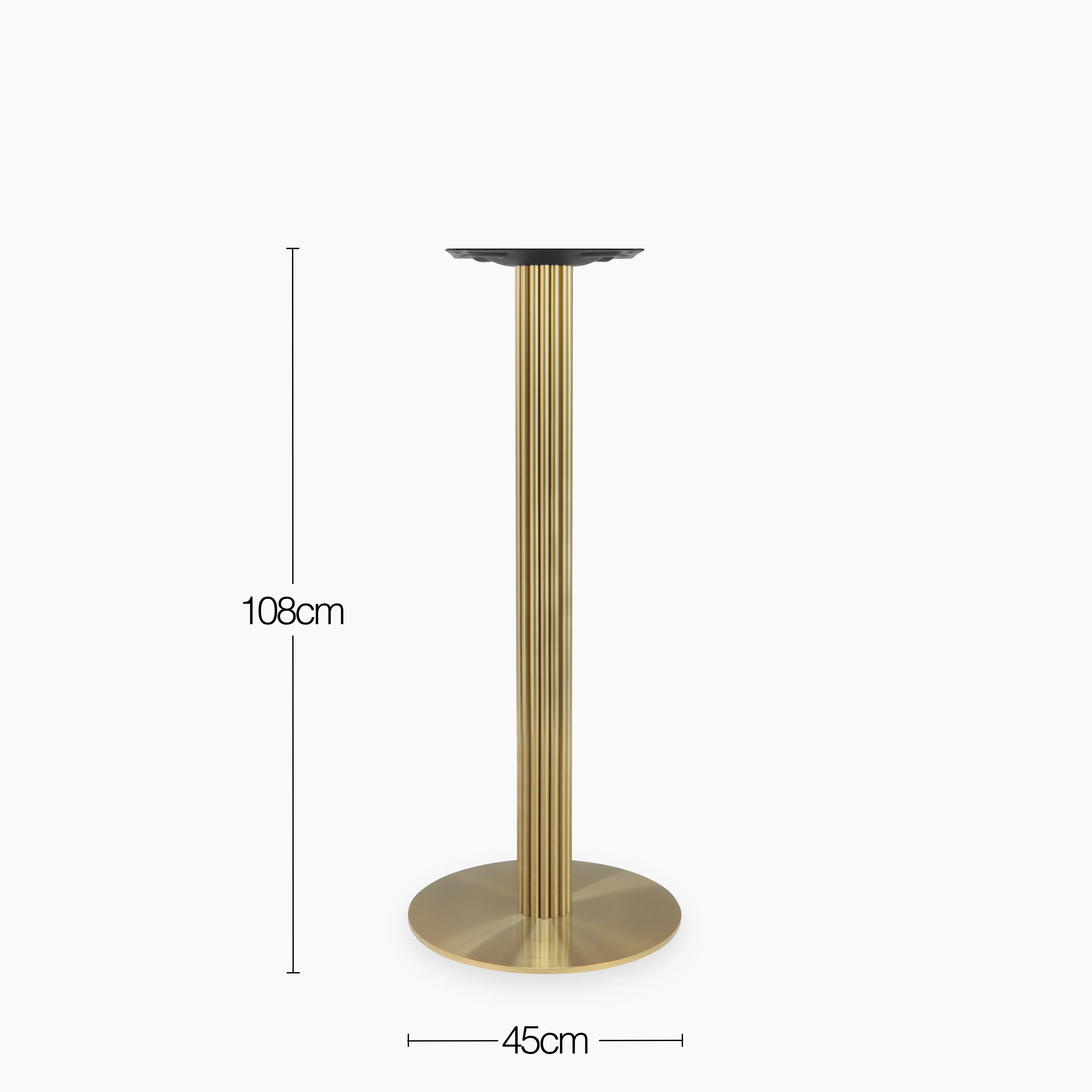 Rafferty Bar Table Base | Brass - Image 4