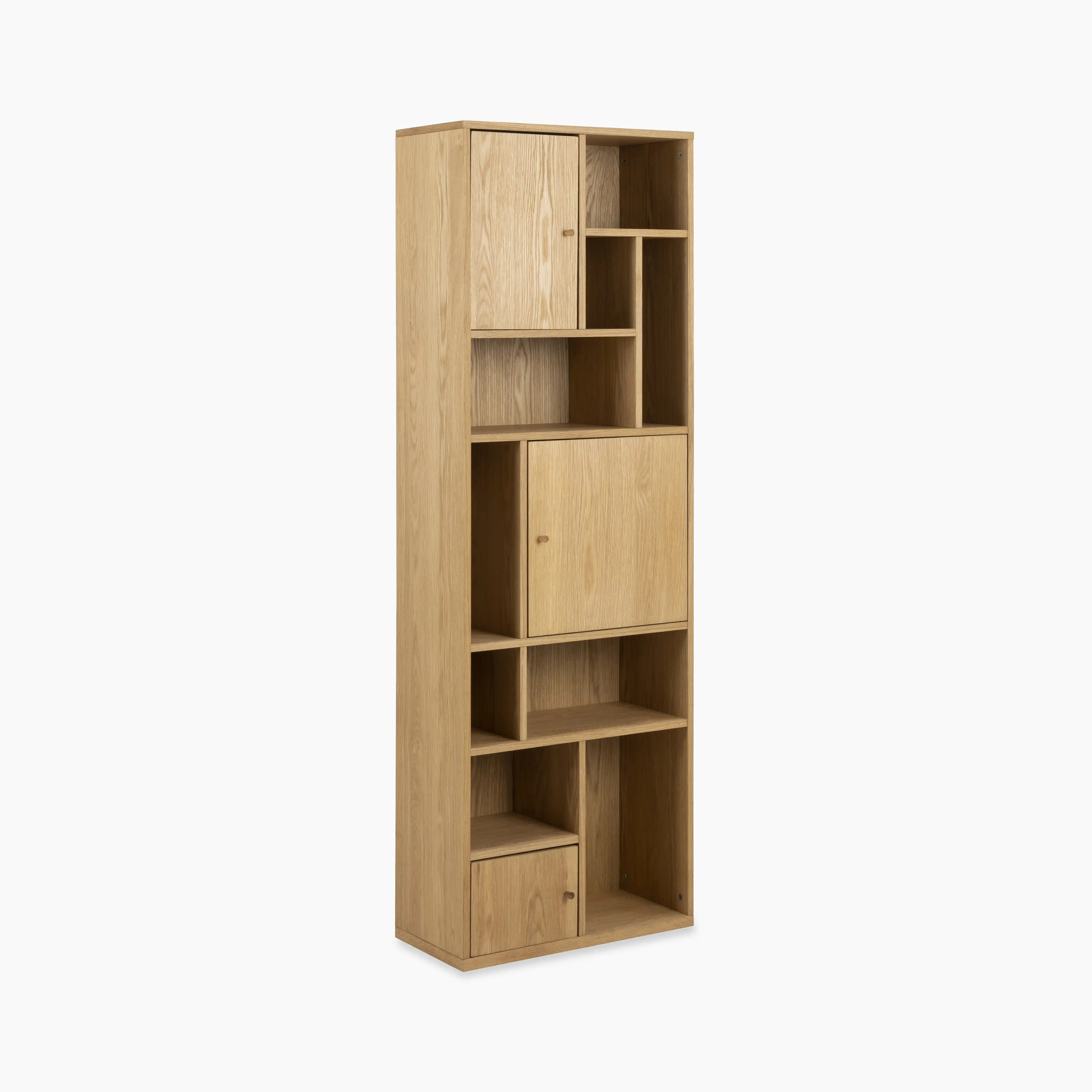 Rangoon Wooden Bookcase | Oak - Image 2