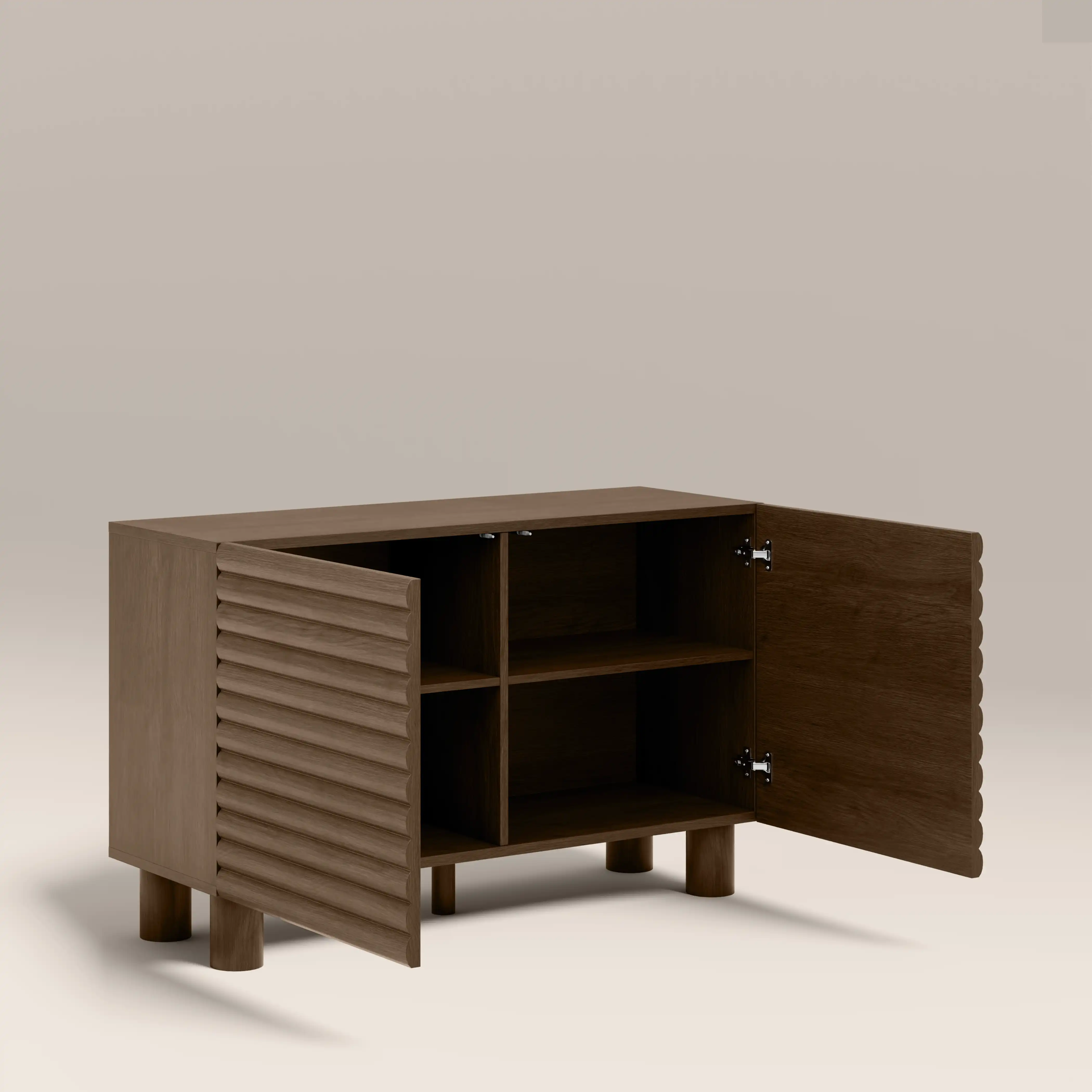 Raphael 2 Door Wooden Sideboard | Walnut - Image 6