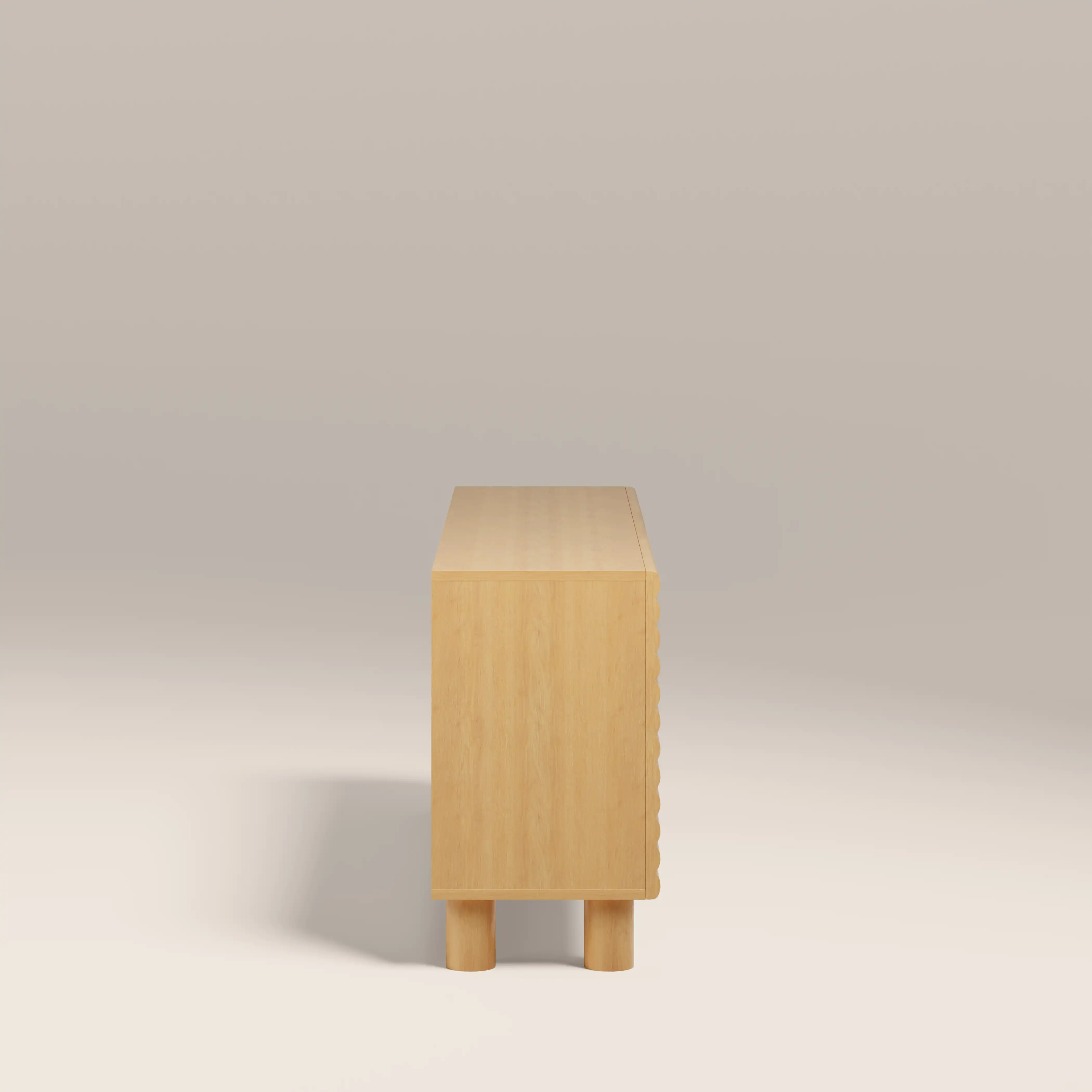 Raphael 3 Door Wooden Sideboard | Oak - Image 4