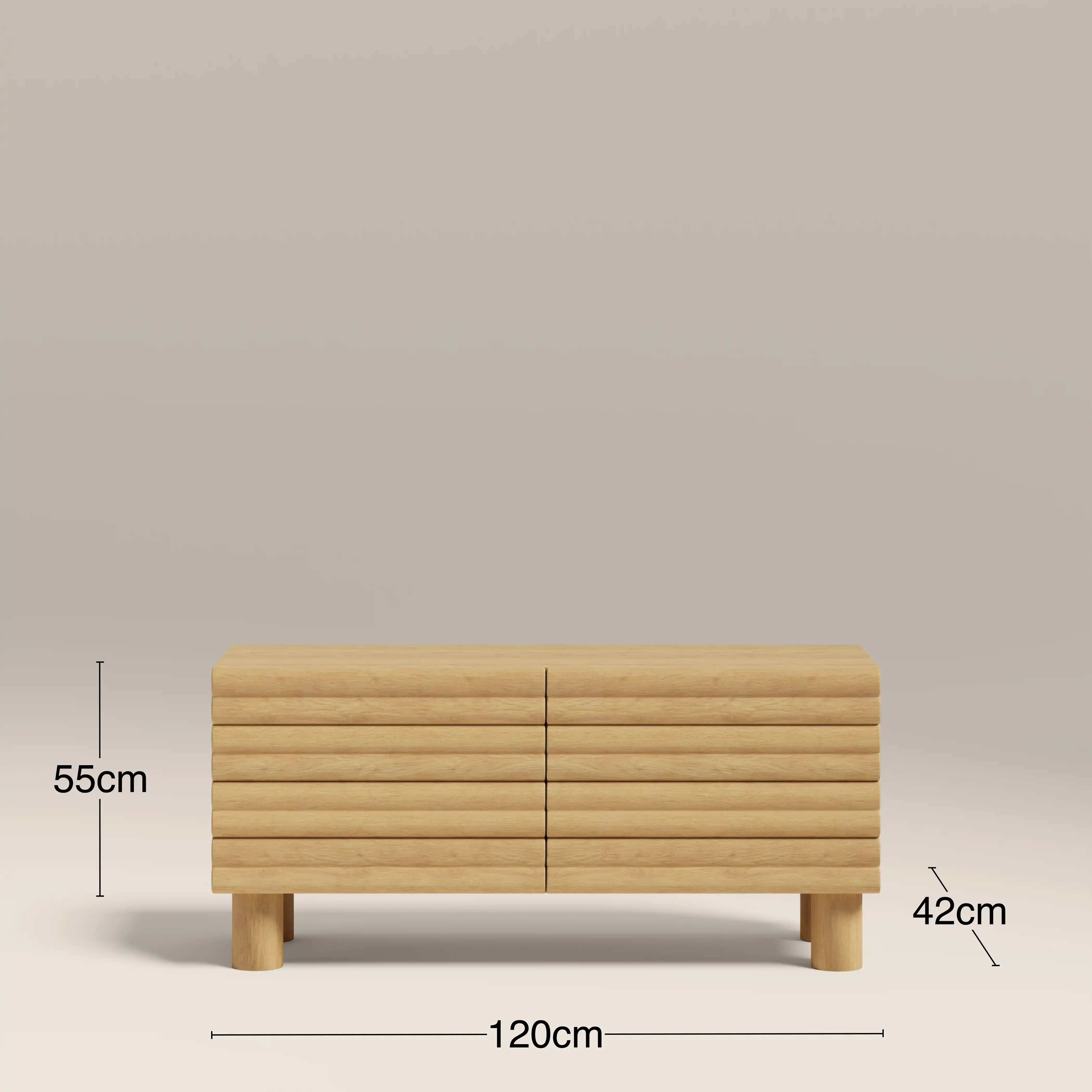 Raphael Wooden TV Stand | Oak - Image 6