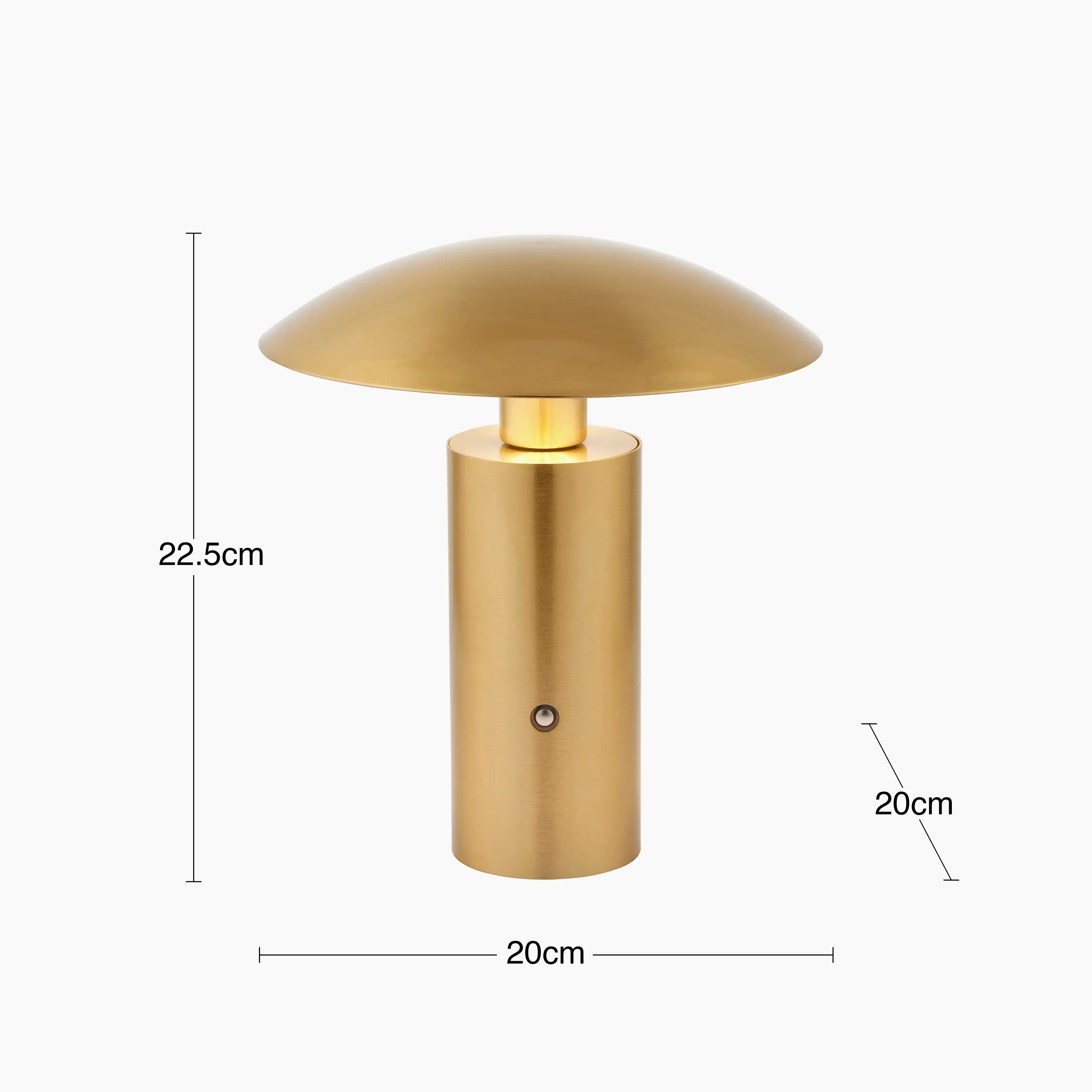 Raynes Rechargeable Table Lamp | Brass - Image 5