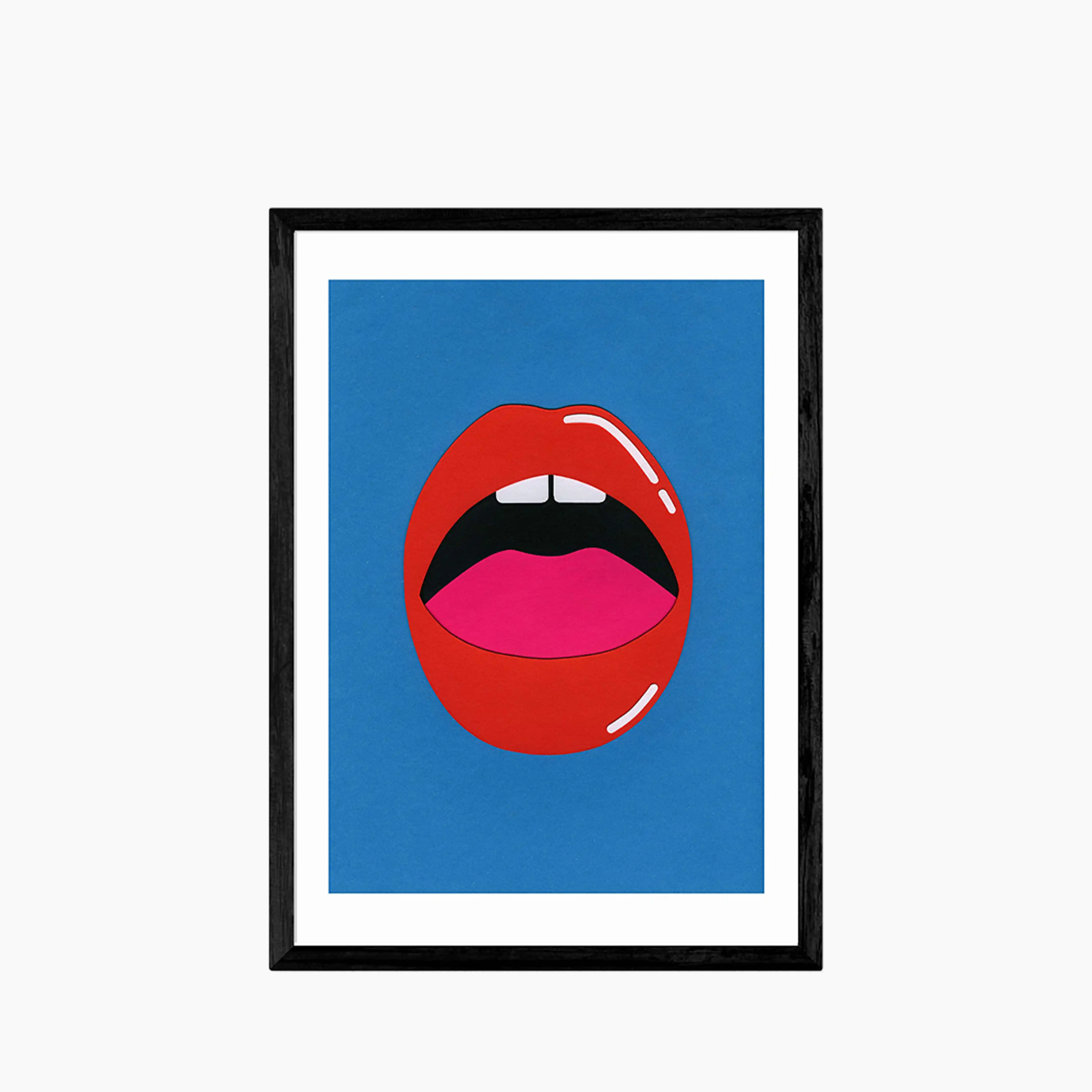 Red Lips  Graphic  Print - Image 2