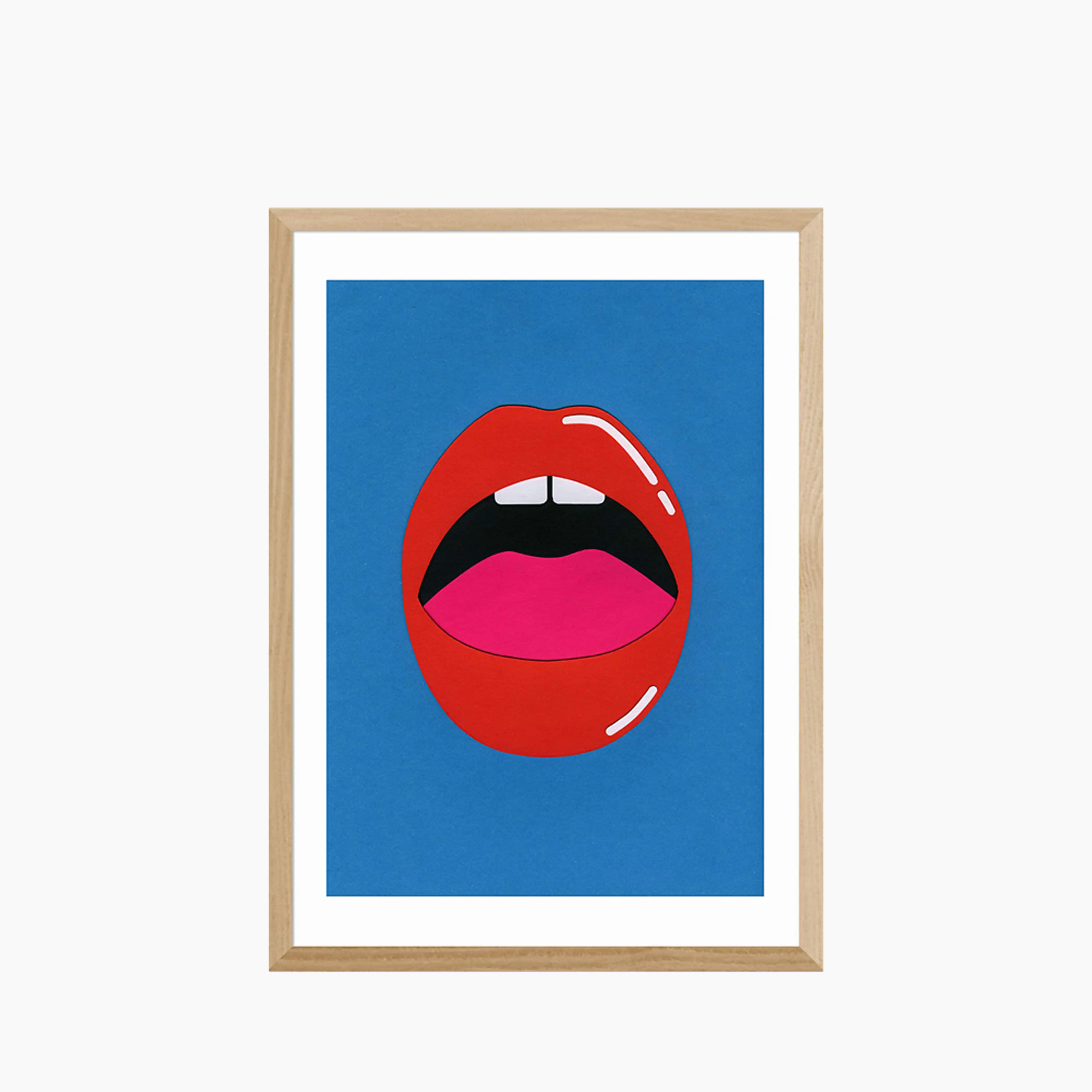 Red Lips  Graphic  Print - Image 4