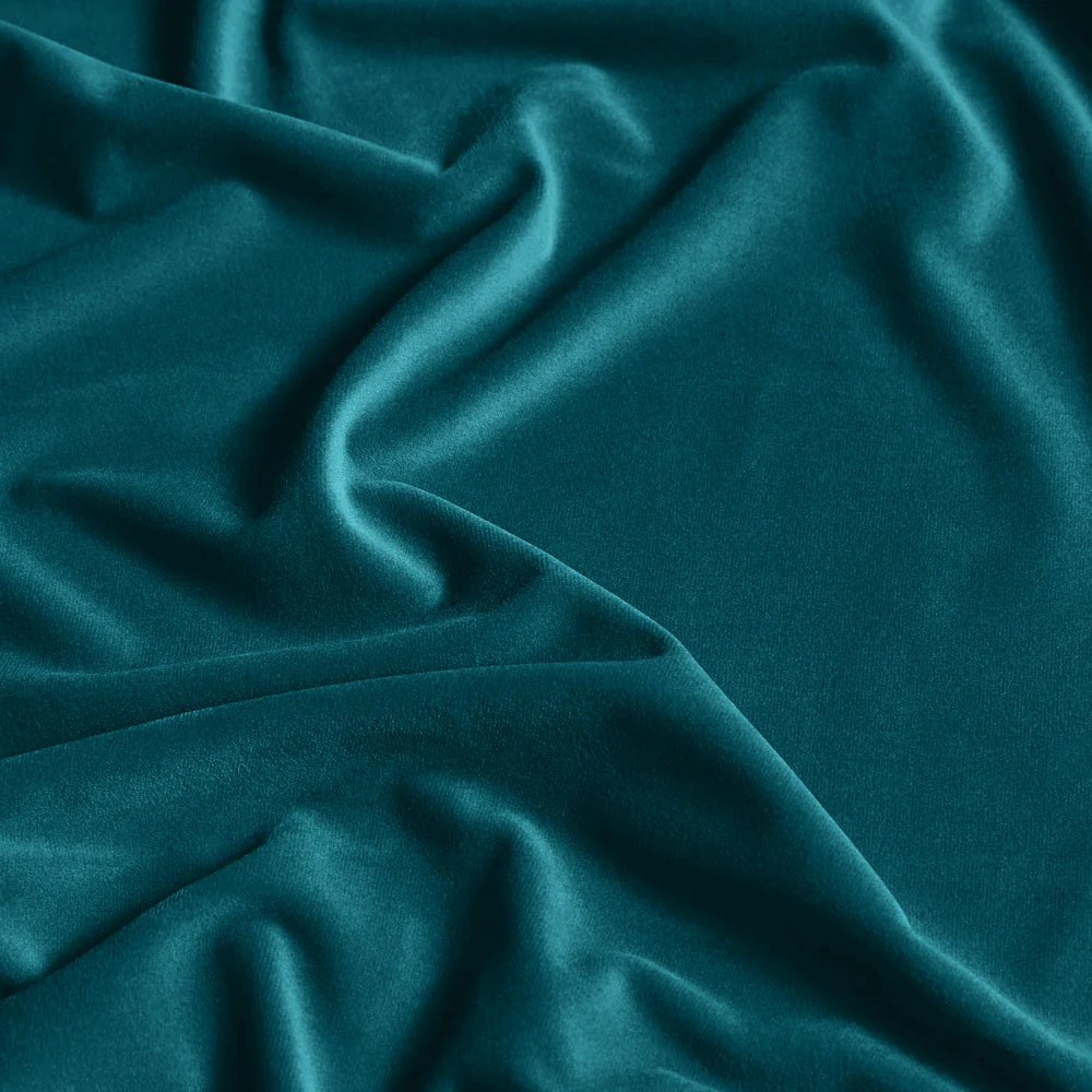 Kenton Carver Dining Chair | Teal Sustainable Velvet & Black - Image 3