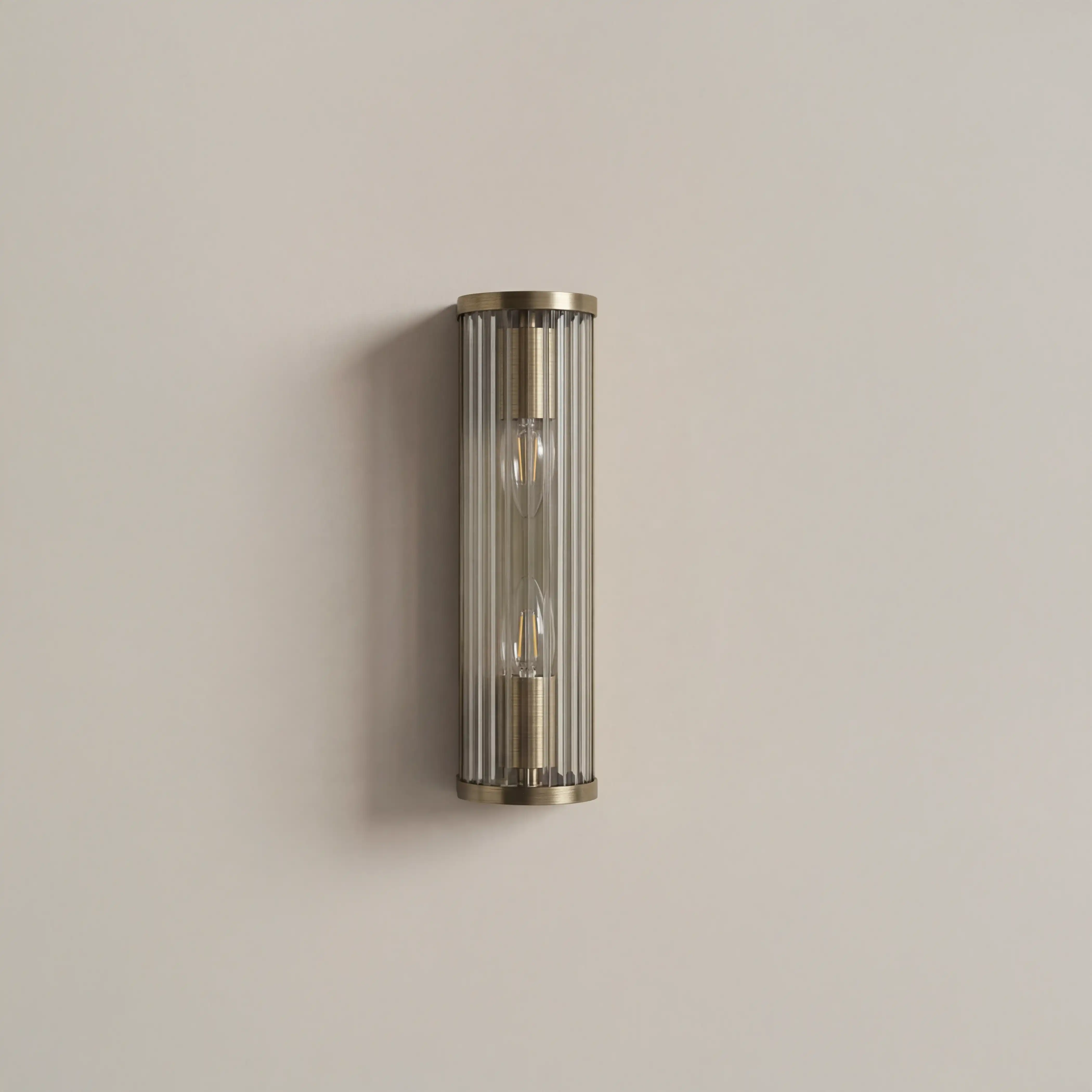 Ridgeton 2 Light Wall Light | Brass - Image 2