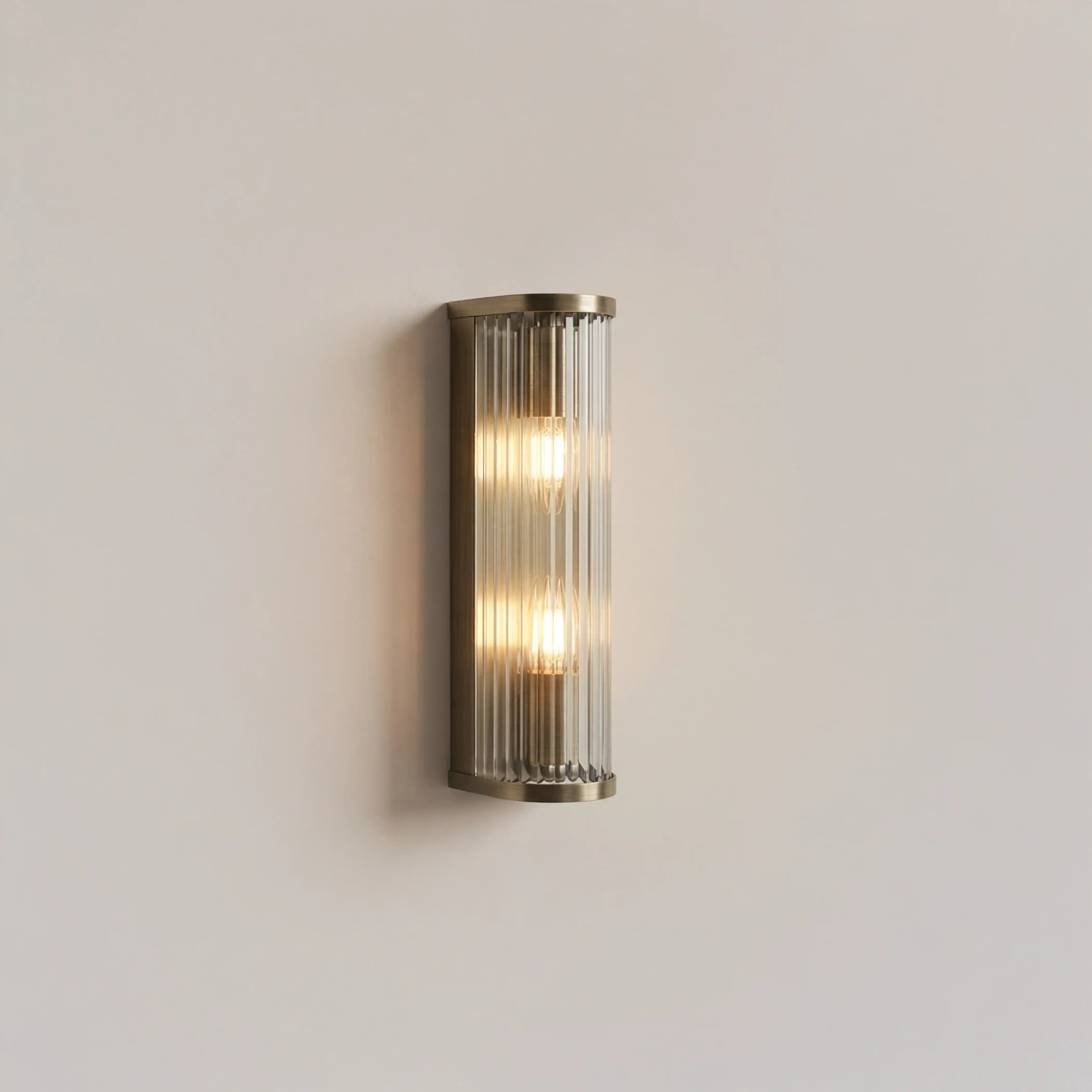 Ridgeton 2 Light Wall Light | Brass - Image 5