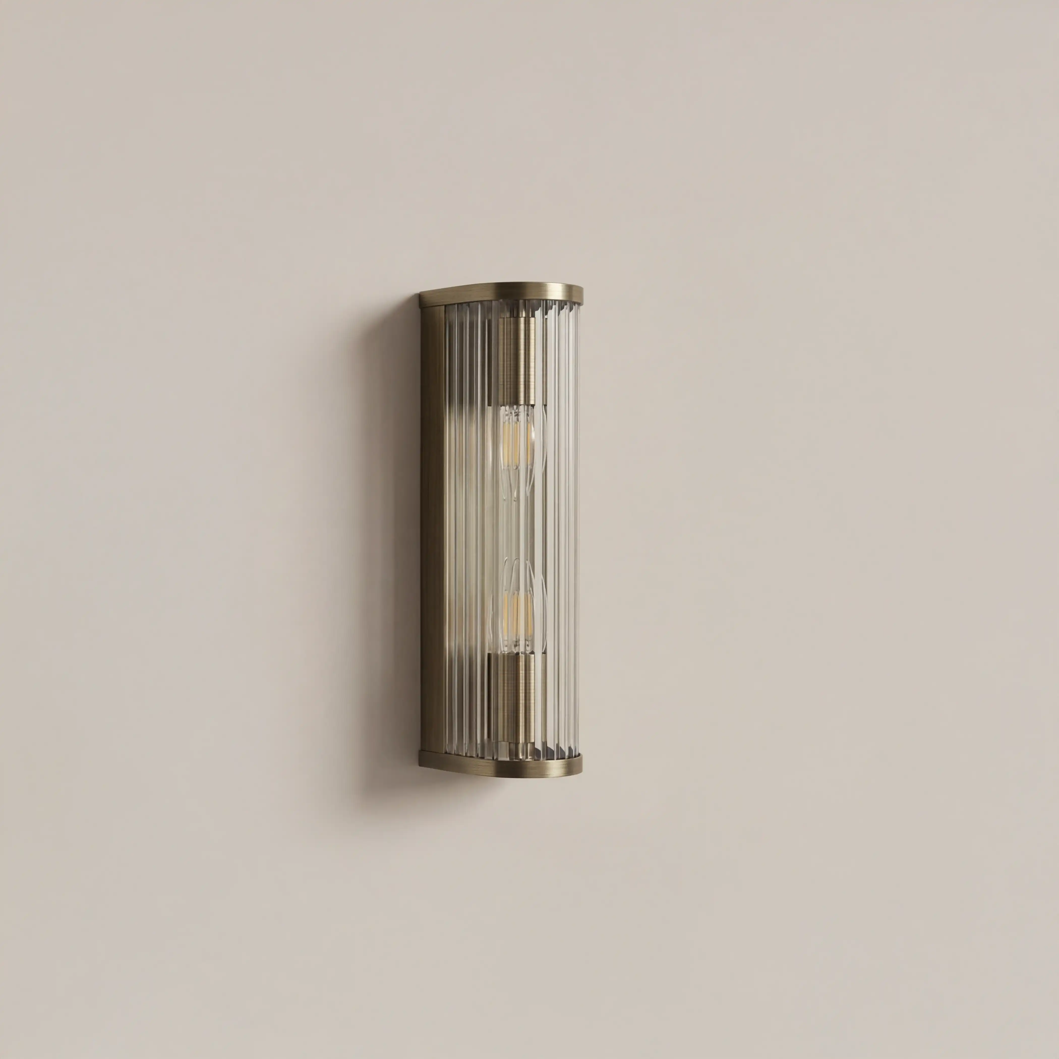 Ridgeton 2 Light Wall Light | Brass - Image 6