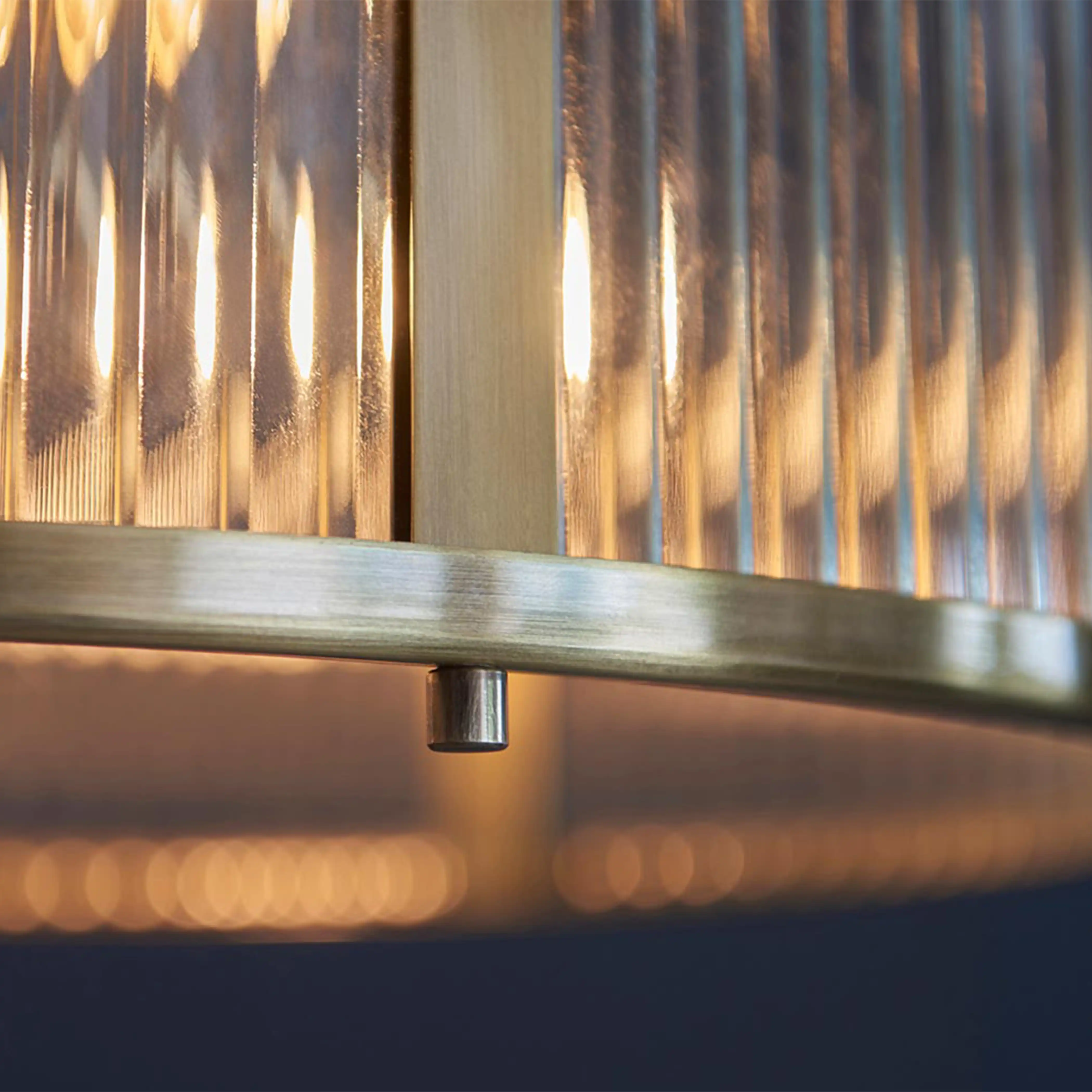 Ridgeton 3 Light Pendant Light | Brass - Image 5