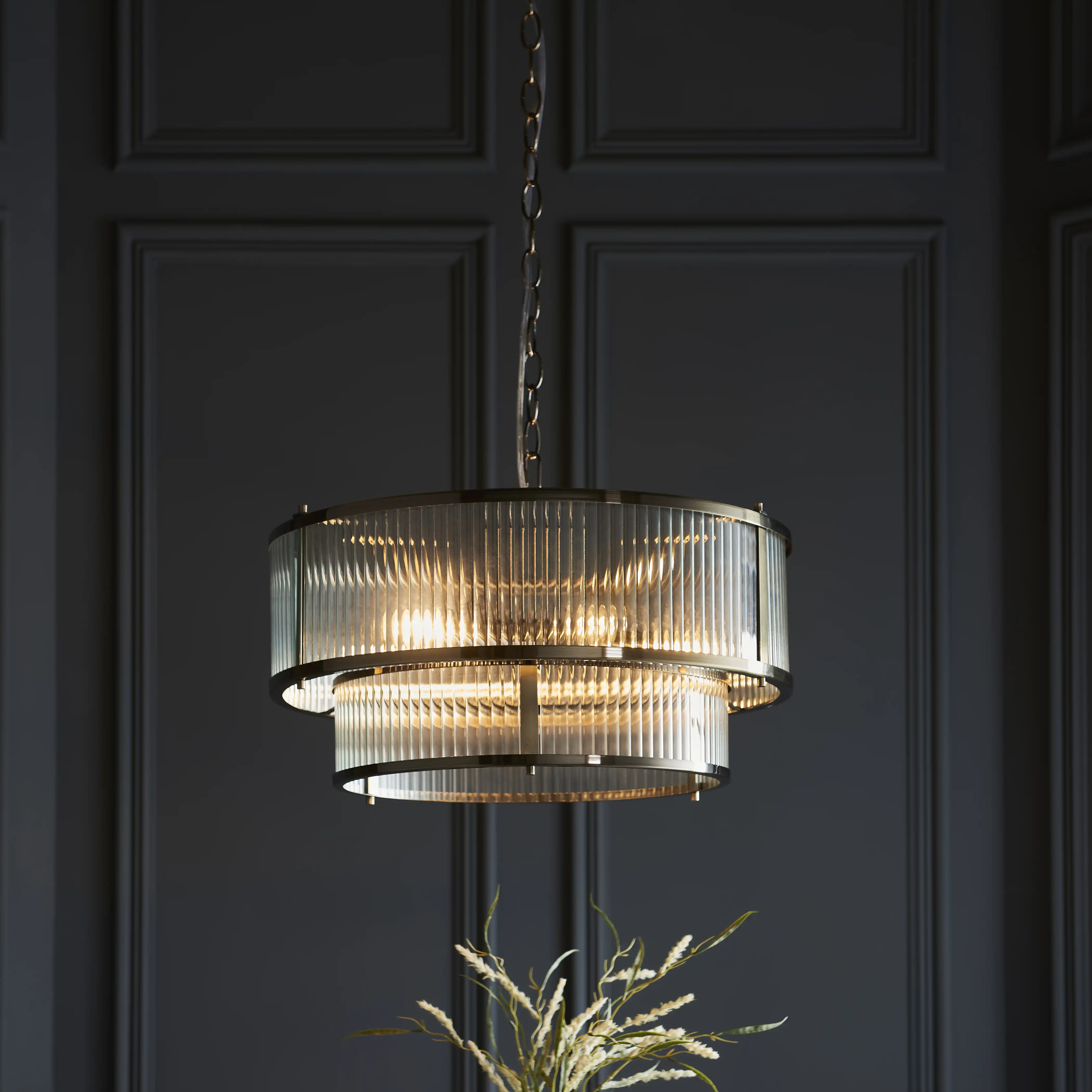 Ridgeton 5 Light Pendant Light | Brass - Image 3
