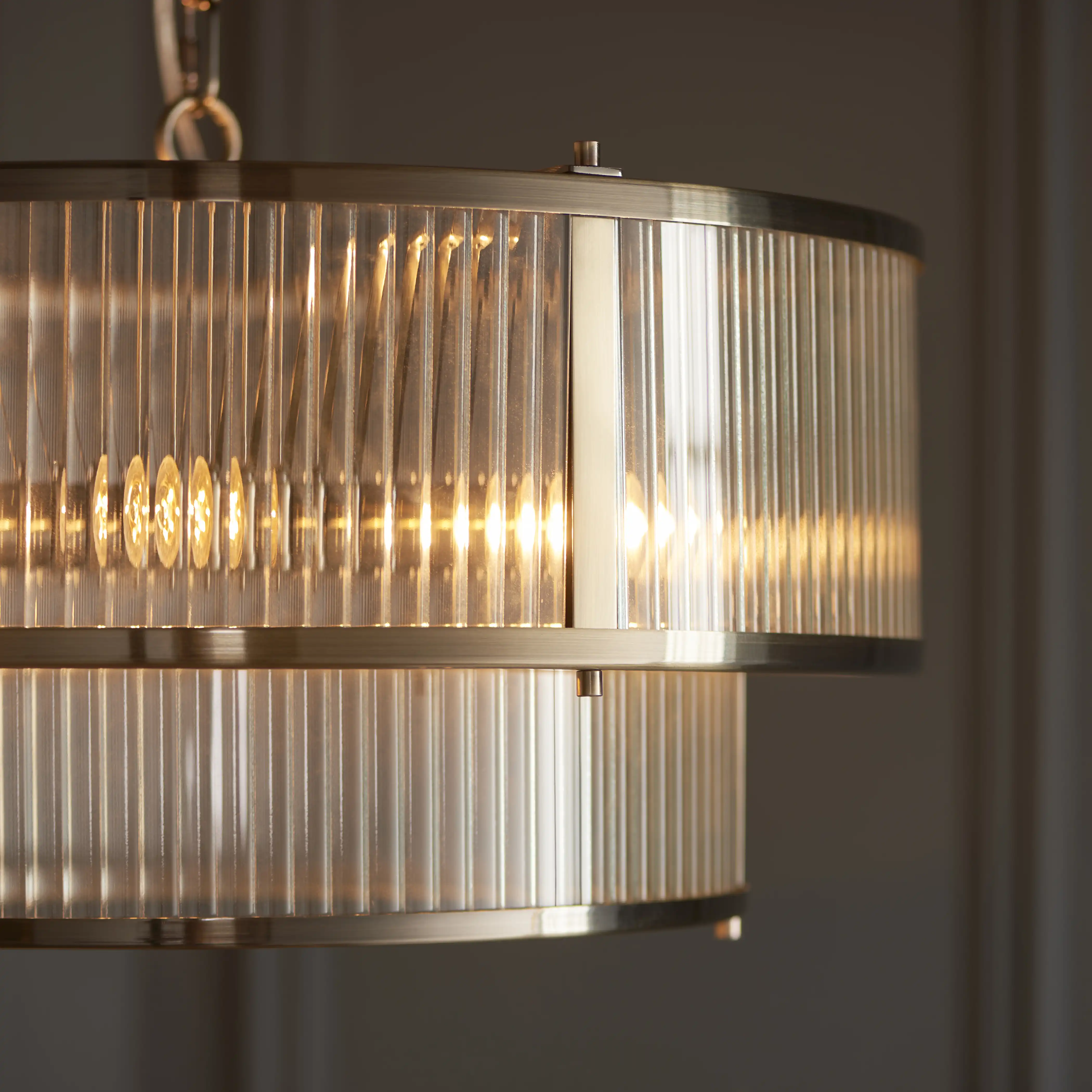 Ridgeton 5 Light Pendant Light | Brass - Image 4