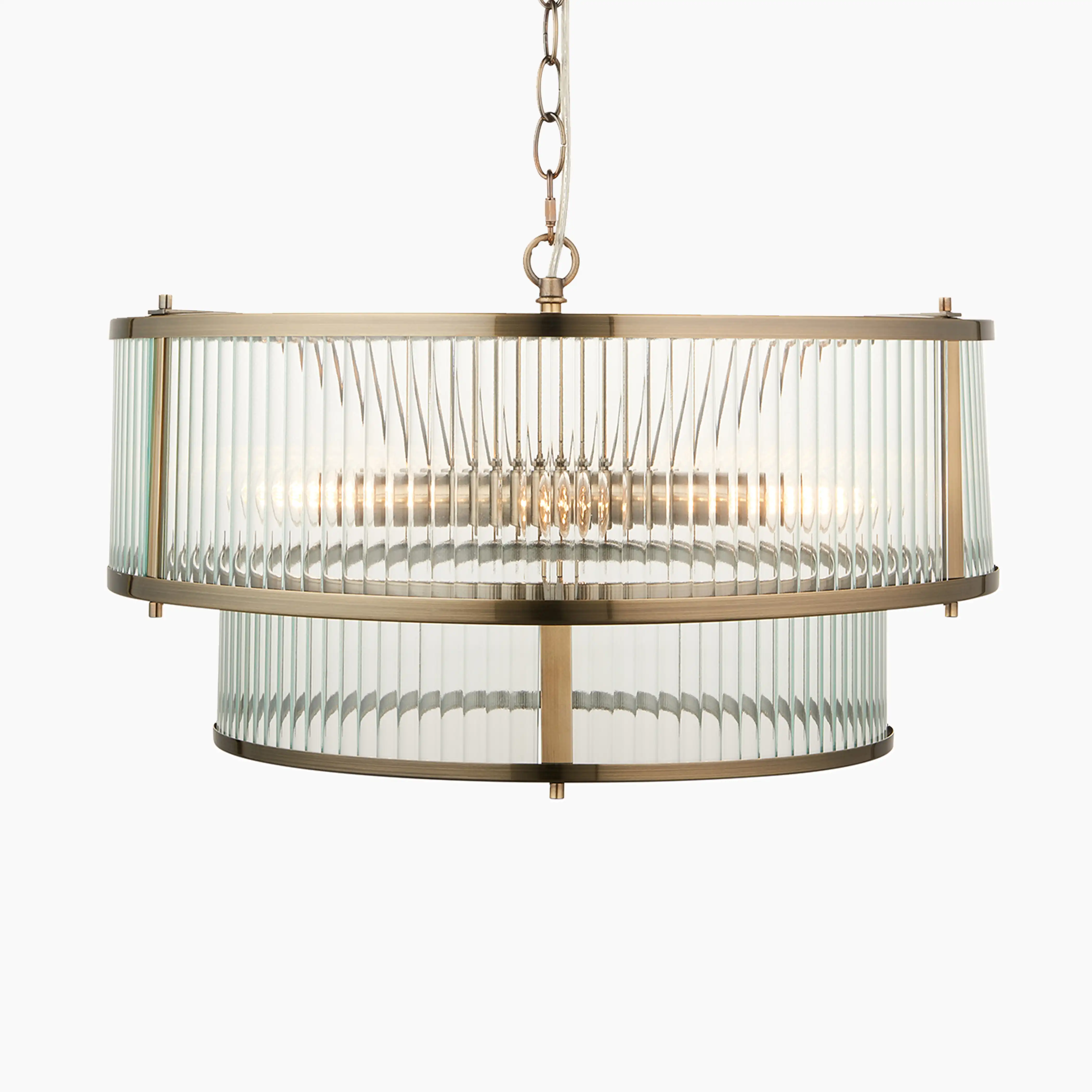 Ridgeton 5 Light Pendant Light | Brass - Image 6