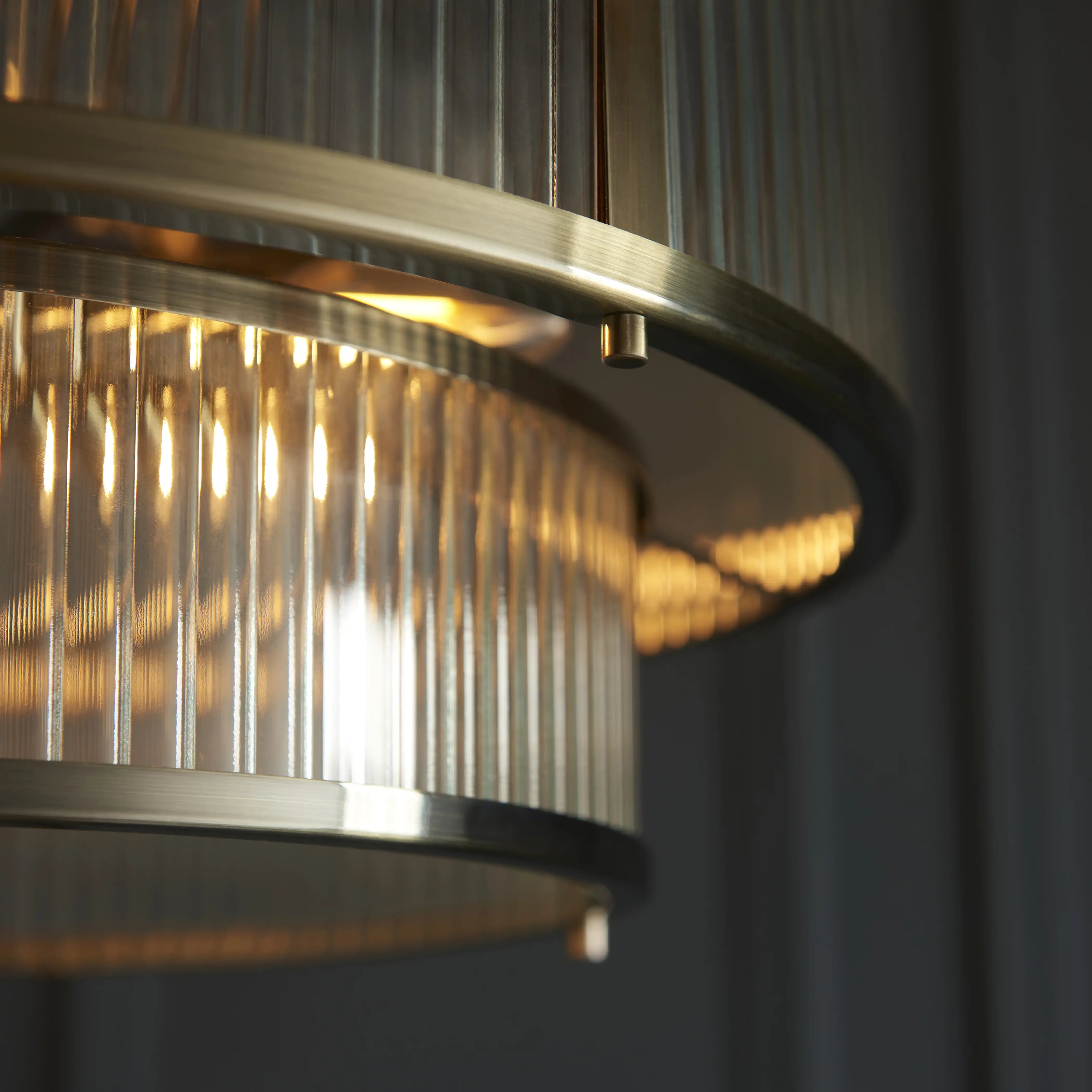 Ridgeton 5 Light Pendant Light | Brass - Image 7