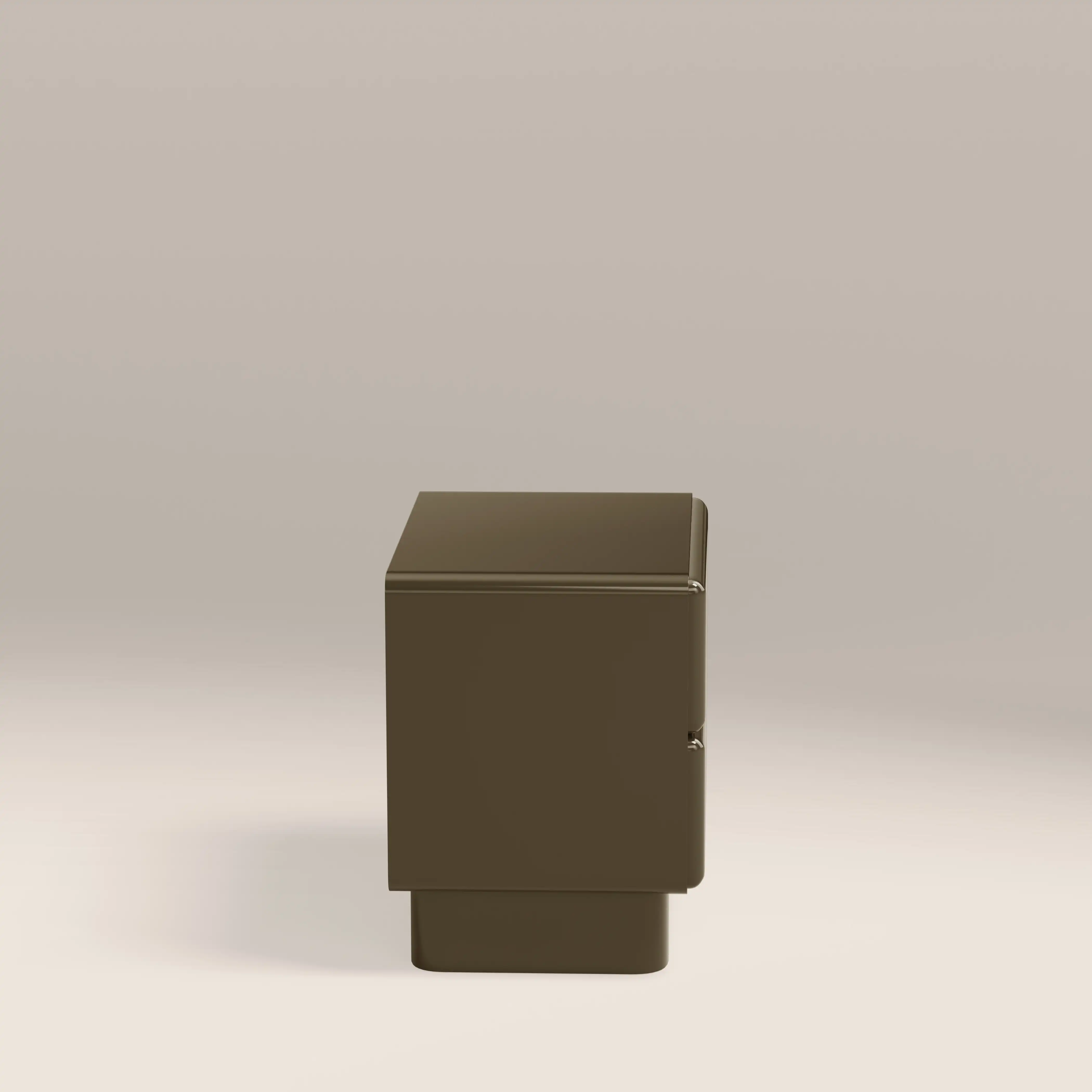 Roanne 2 Drawer Bedside Table | High Gloss Clay Green - Image 5