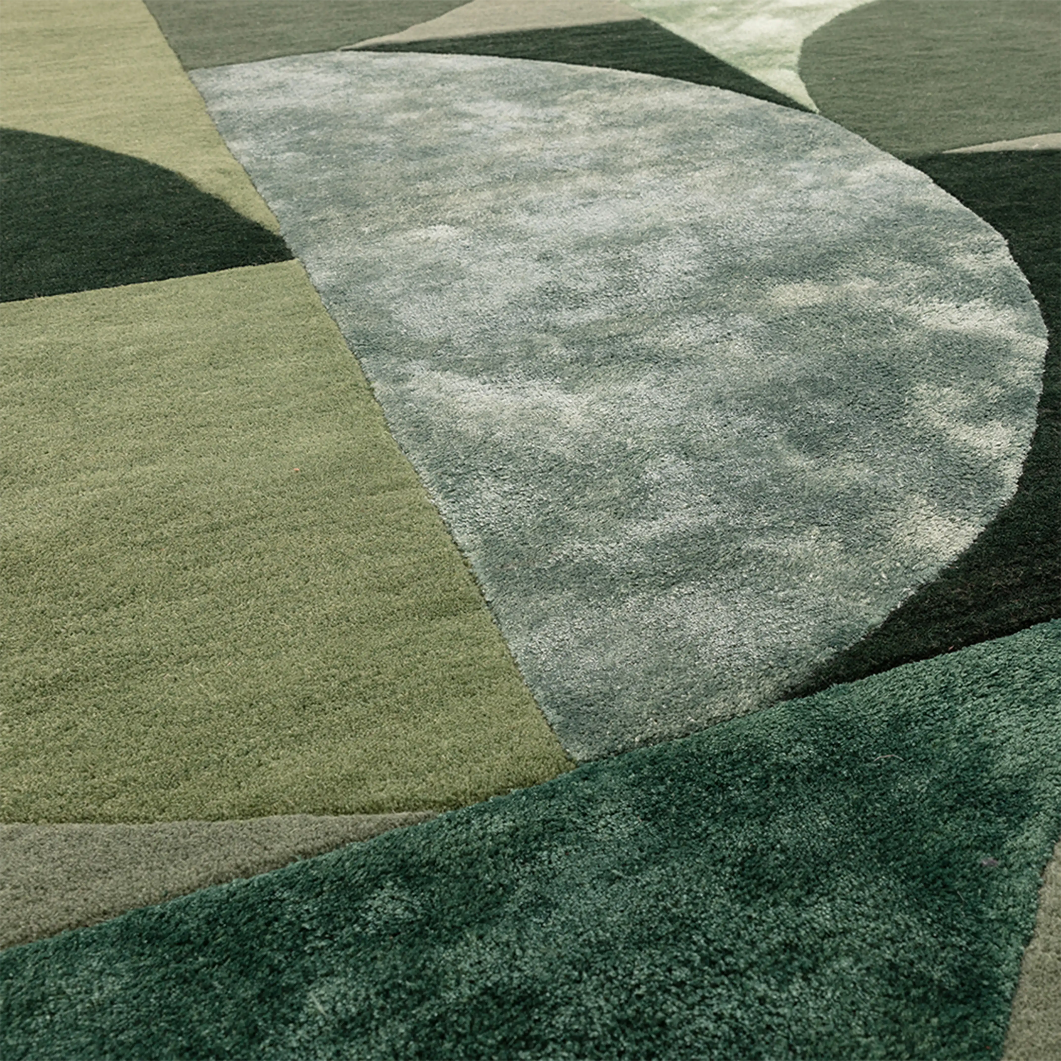 Robyn Oval Hand Tufted Rug | Forest - Image 2