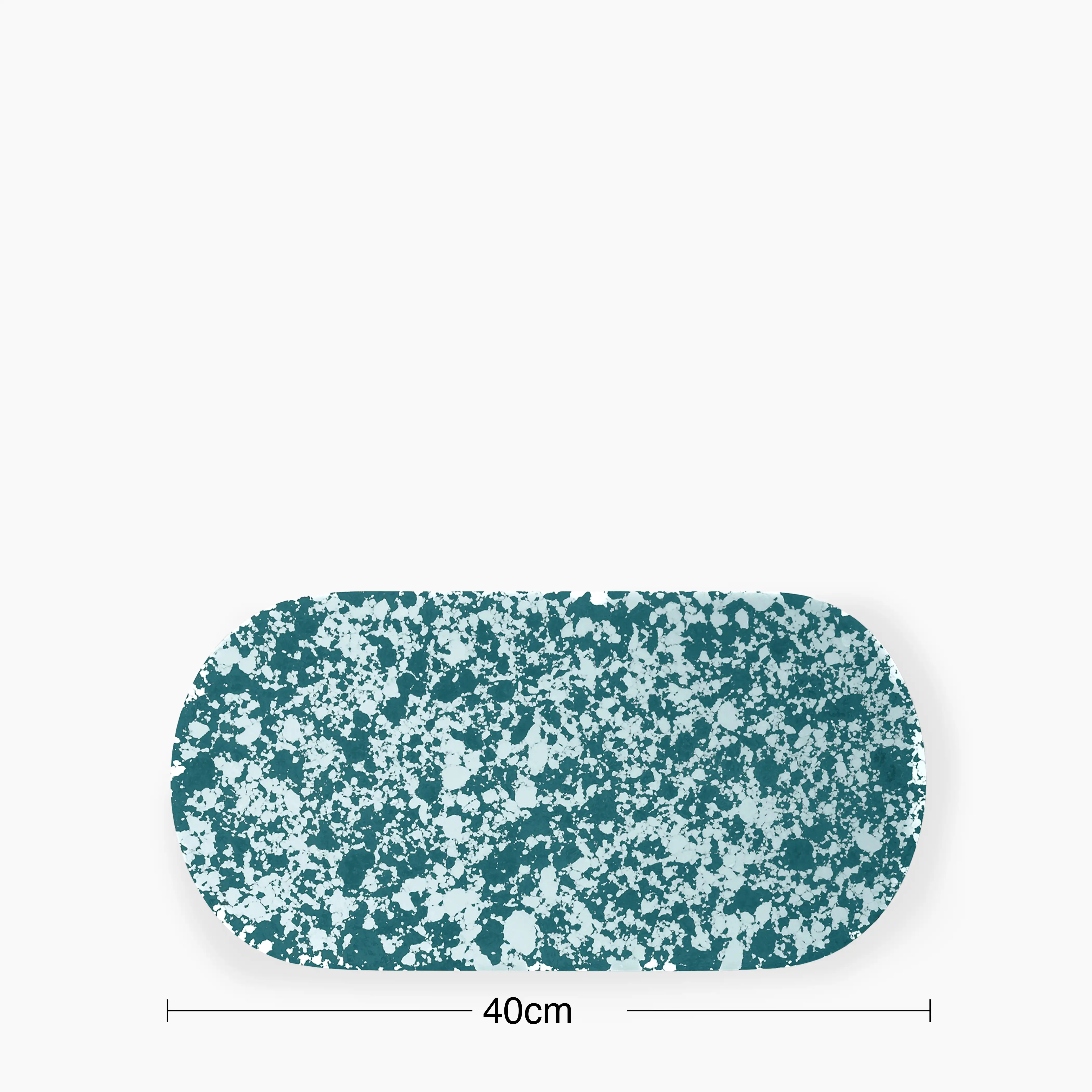 Rock Serving Tray | Forest Green & White - Image 4