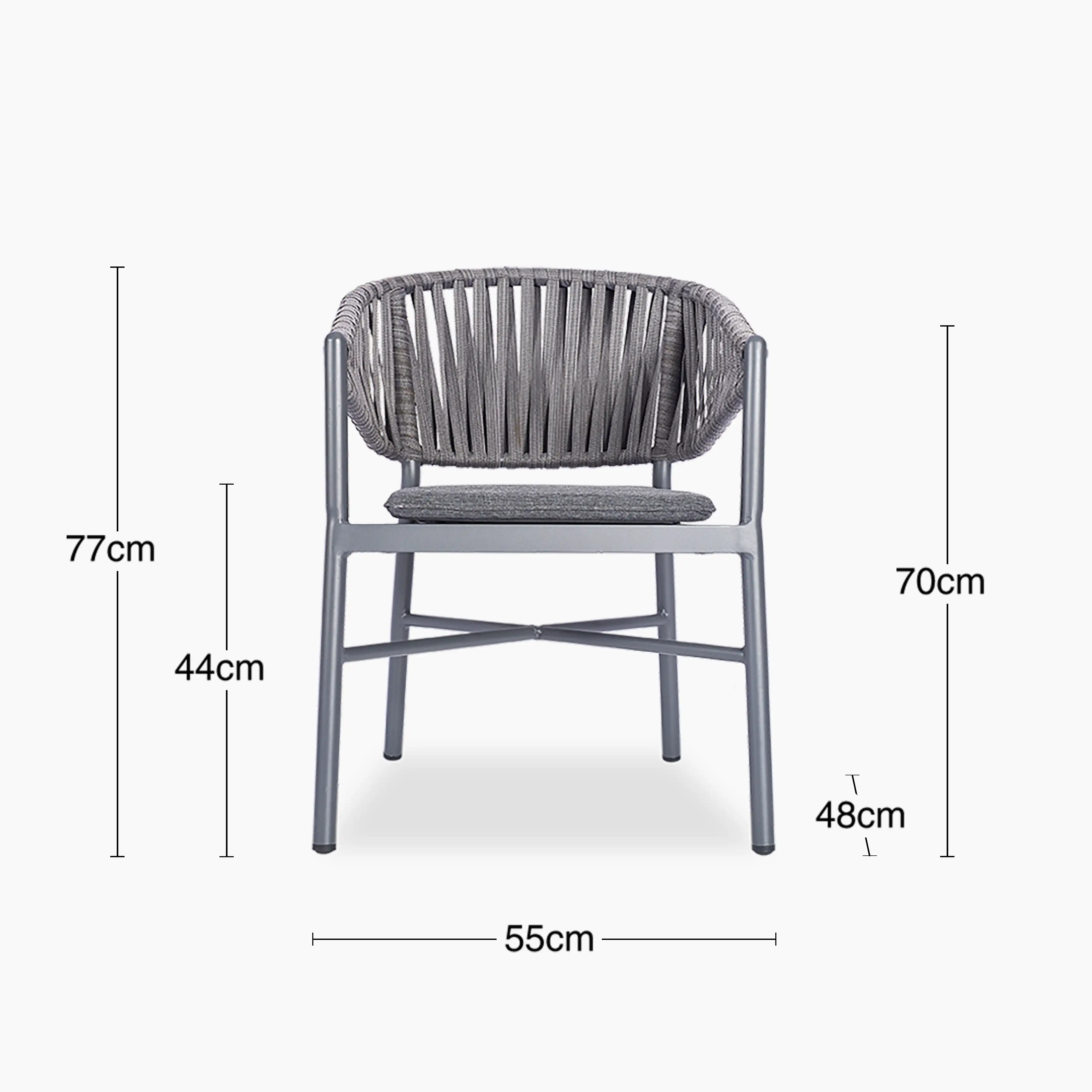 Roisin Carver Dining Chair | Grey - Image 6