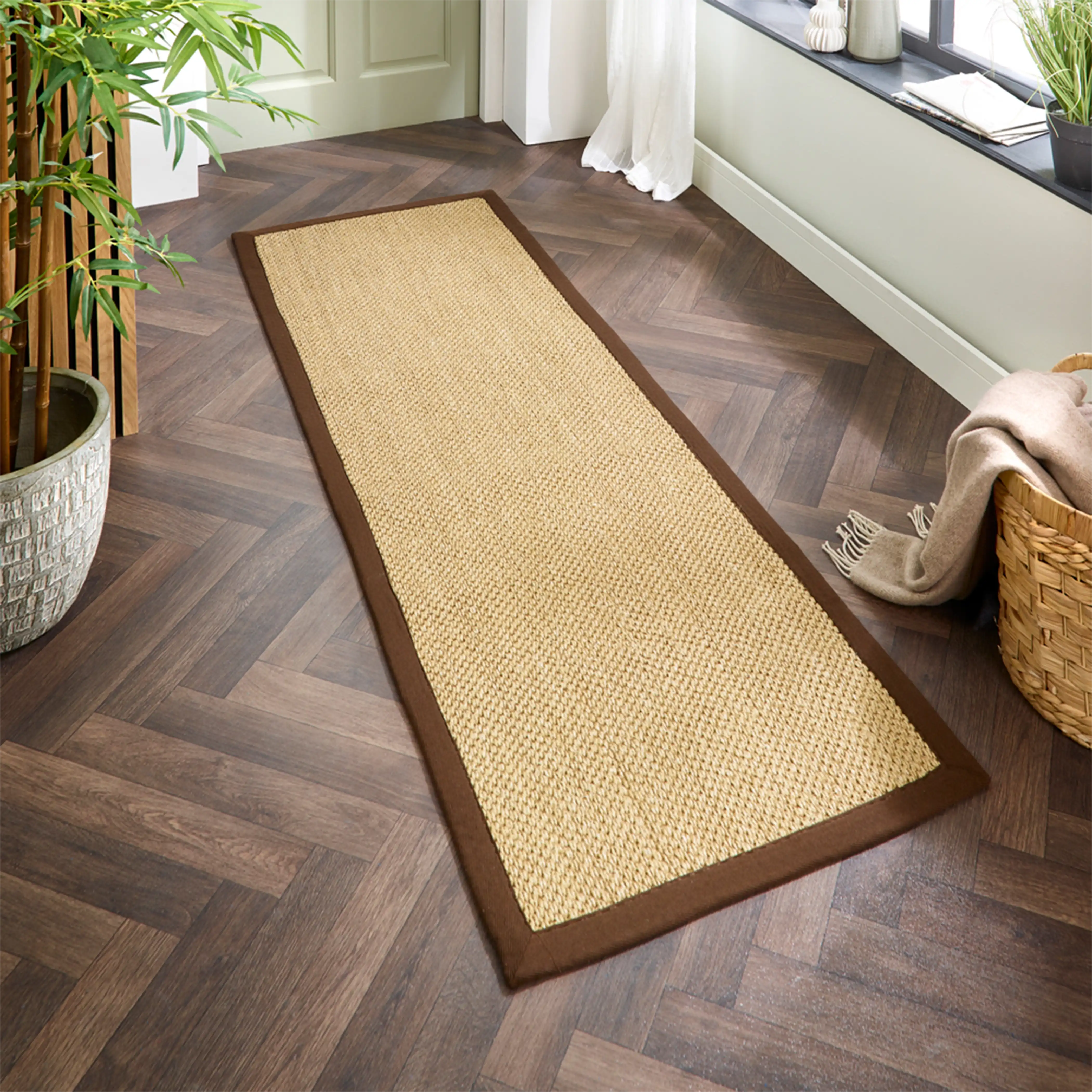 Romy Jute Runner | Brown & Natural - Image 2