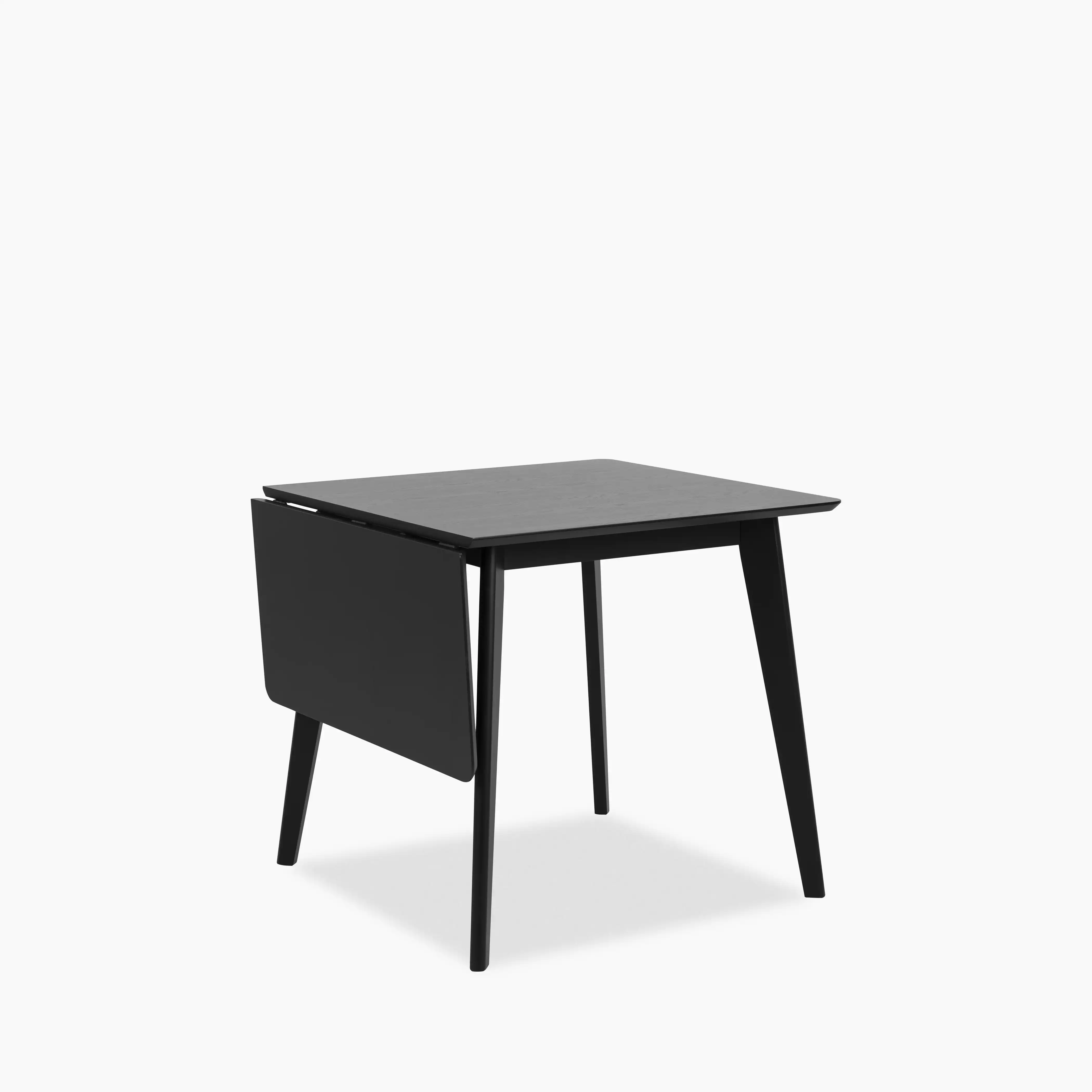 Roxby 2-4 Seat Rectangle Extendable Wooden Dining Table | Black - Image 3