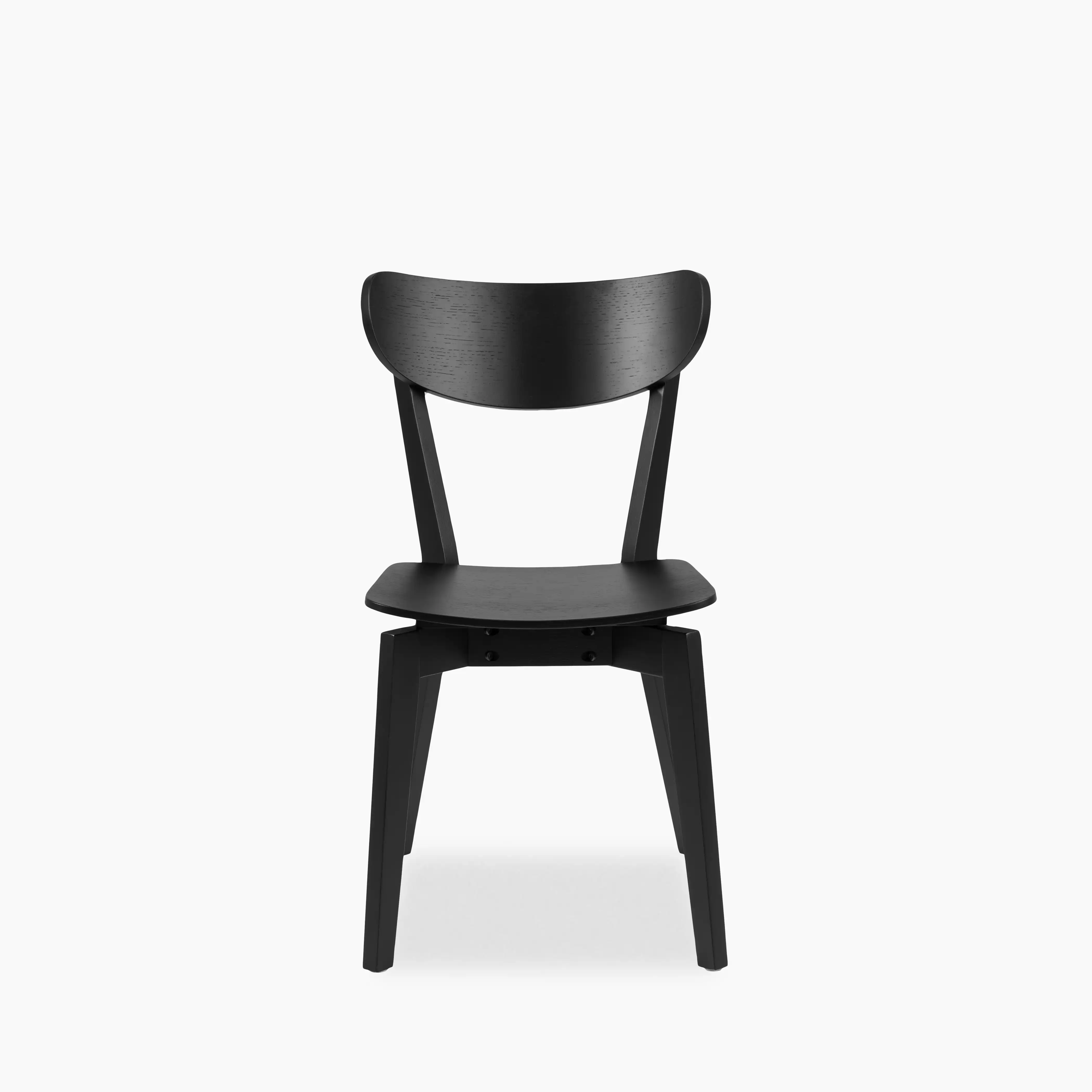 Roxby Wooden Dining Chair | Black - Image 4