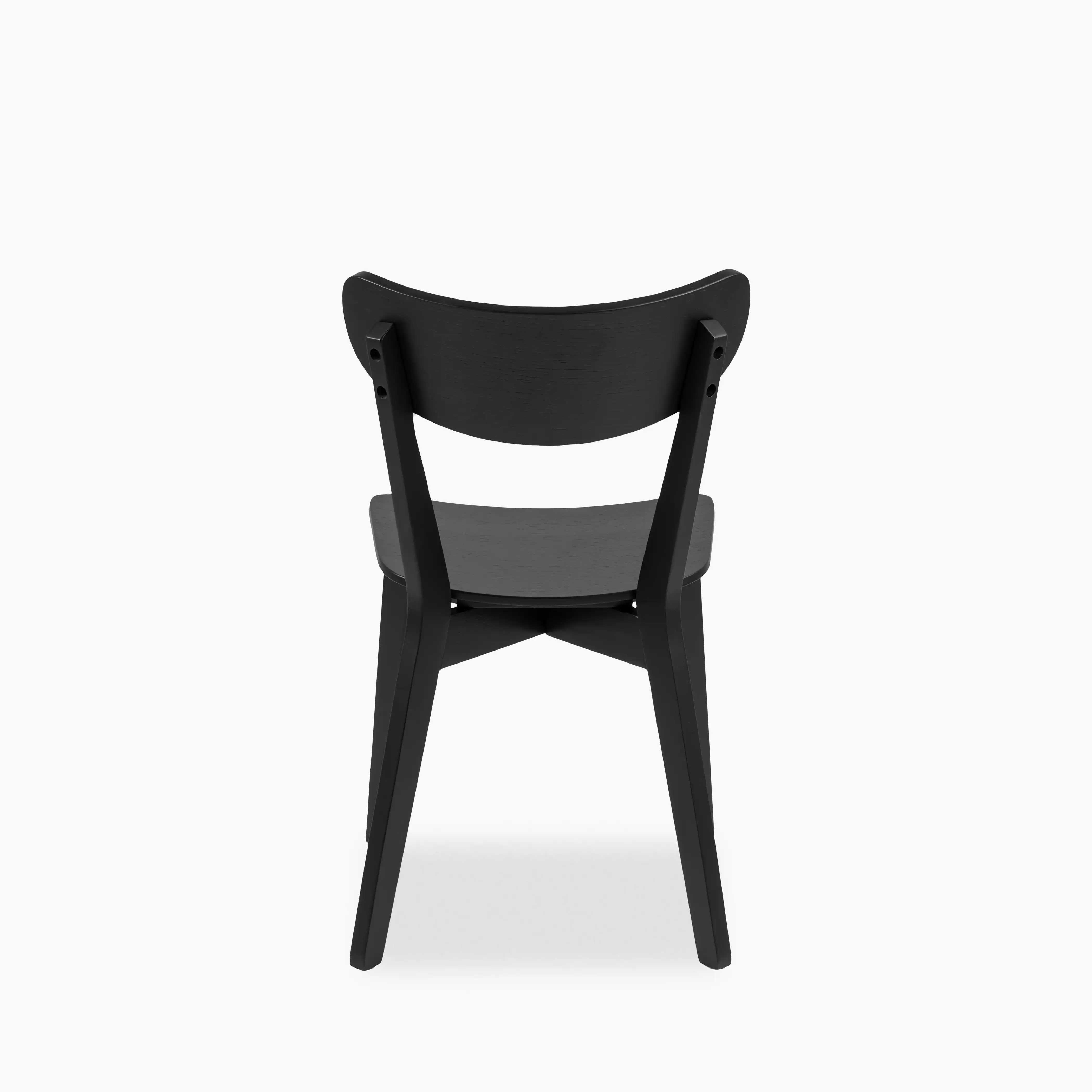 Roxby Wooden Dining Chair | Black - Image 6