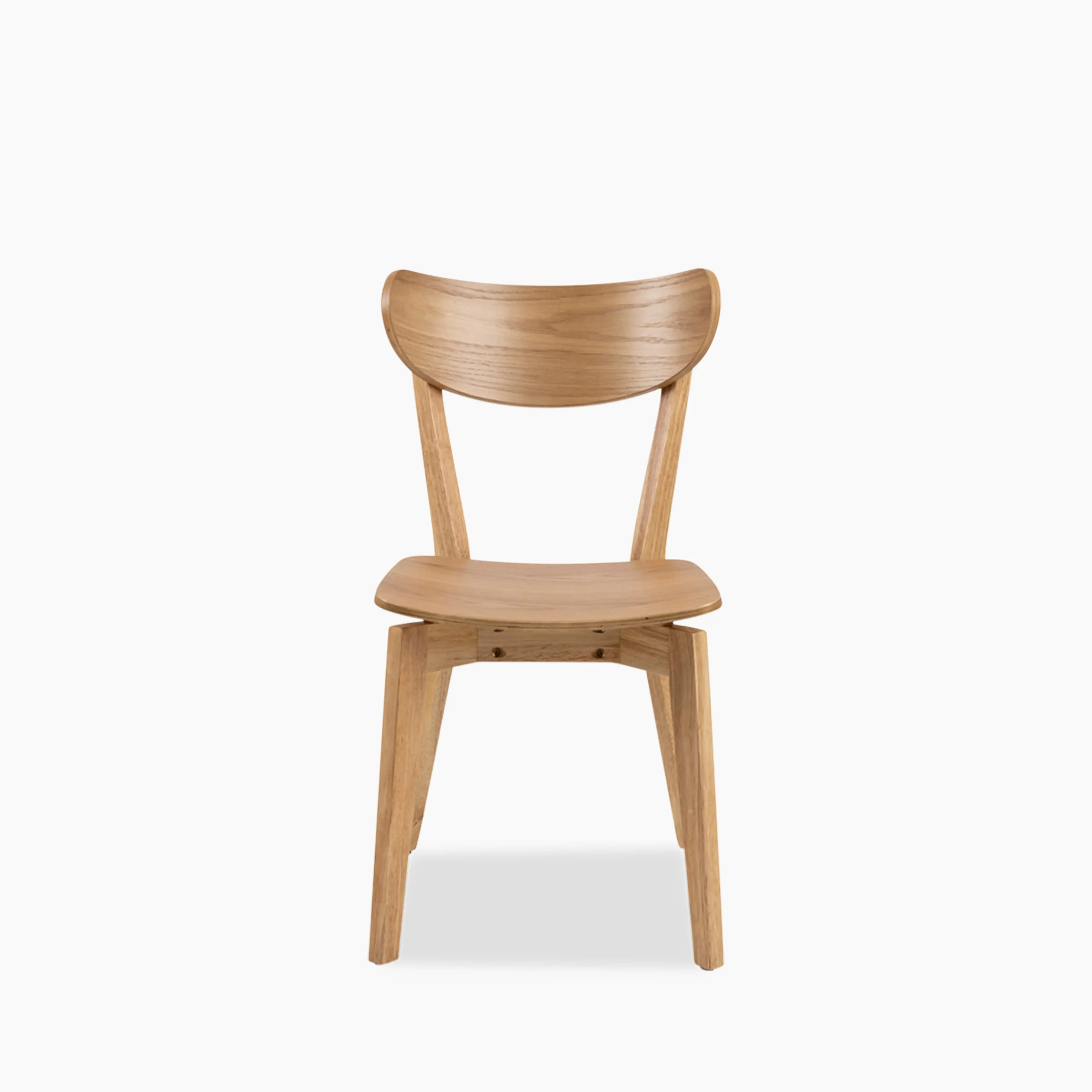 Roxby Wooden Dining Chair | Oak - Image 3