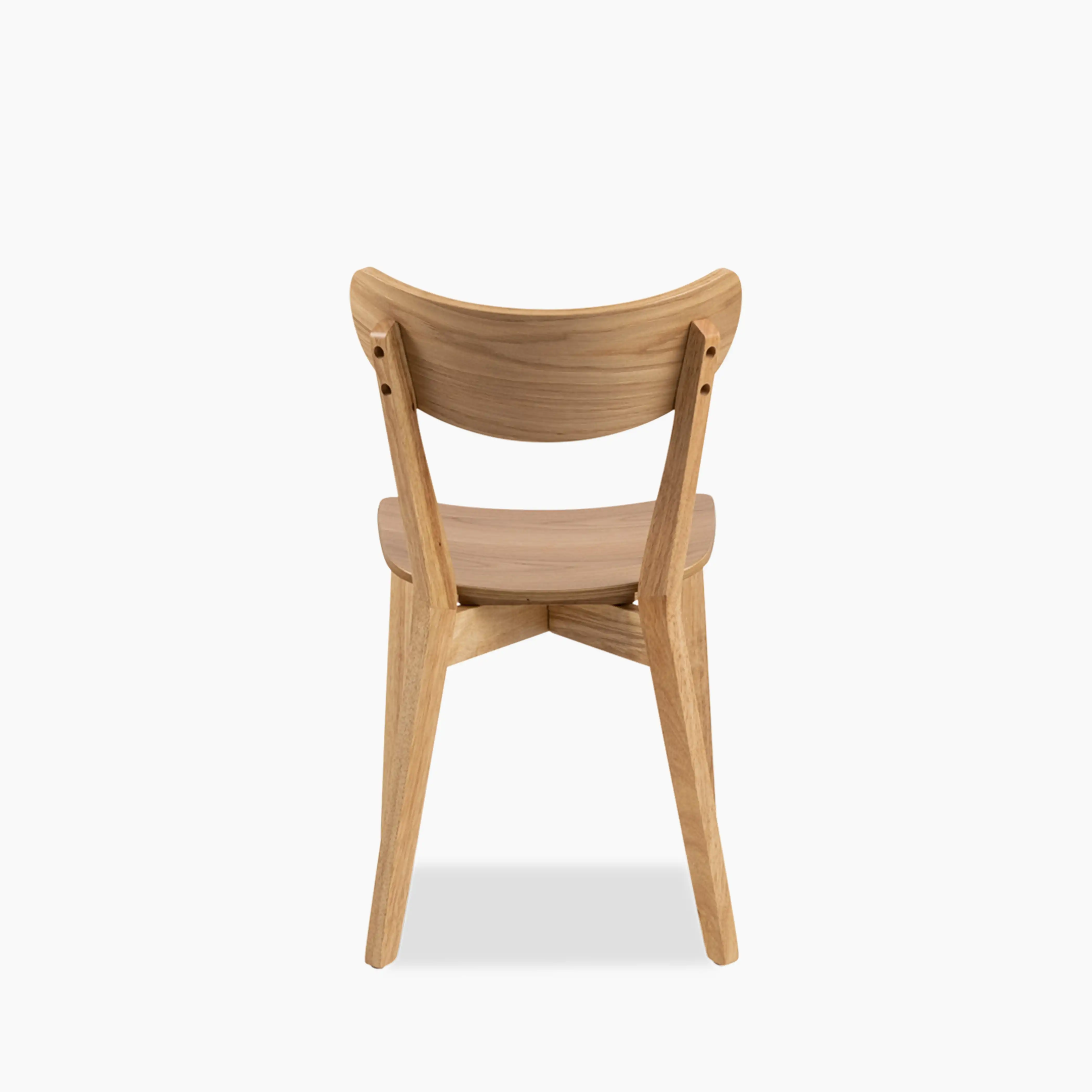 Roxby Wooden Dining Chair | Oak - Image 5