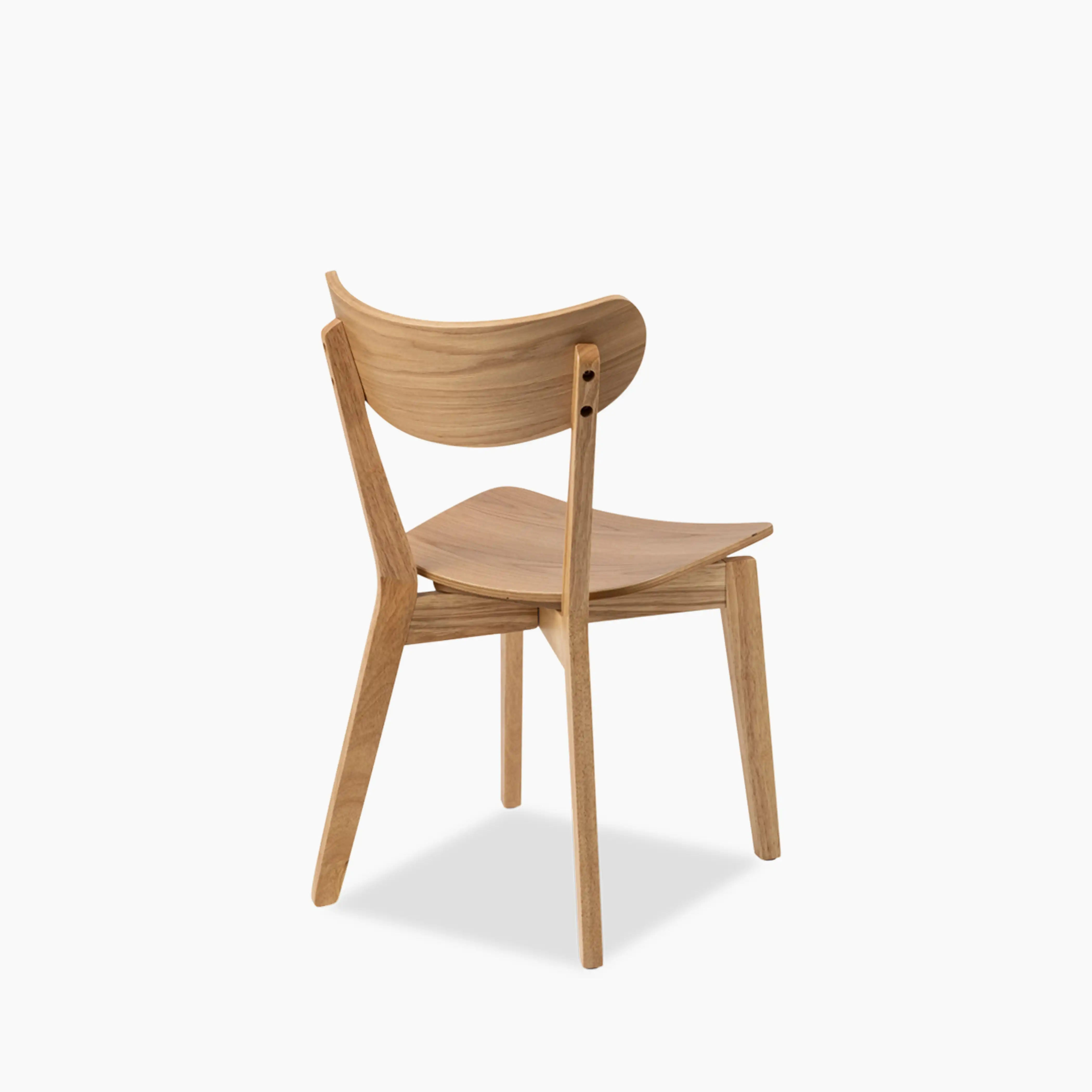 Roxby Wooden Dining Chair | Oak - Image 6