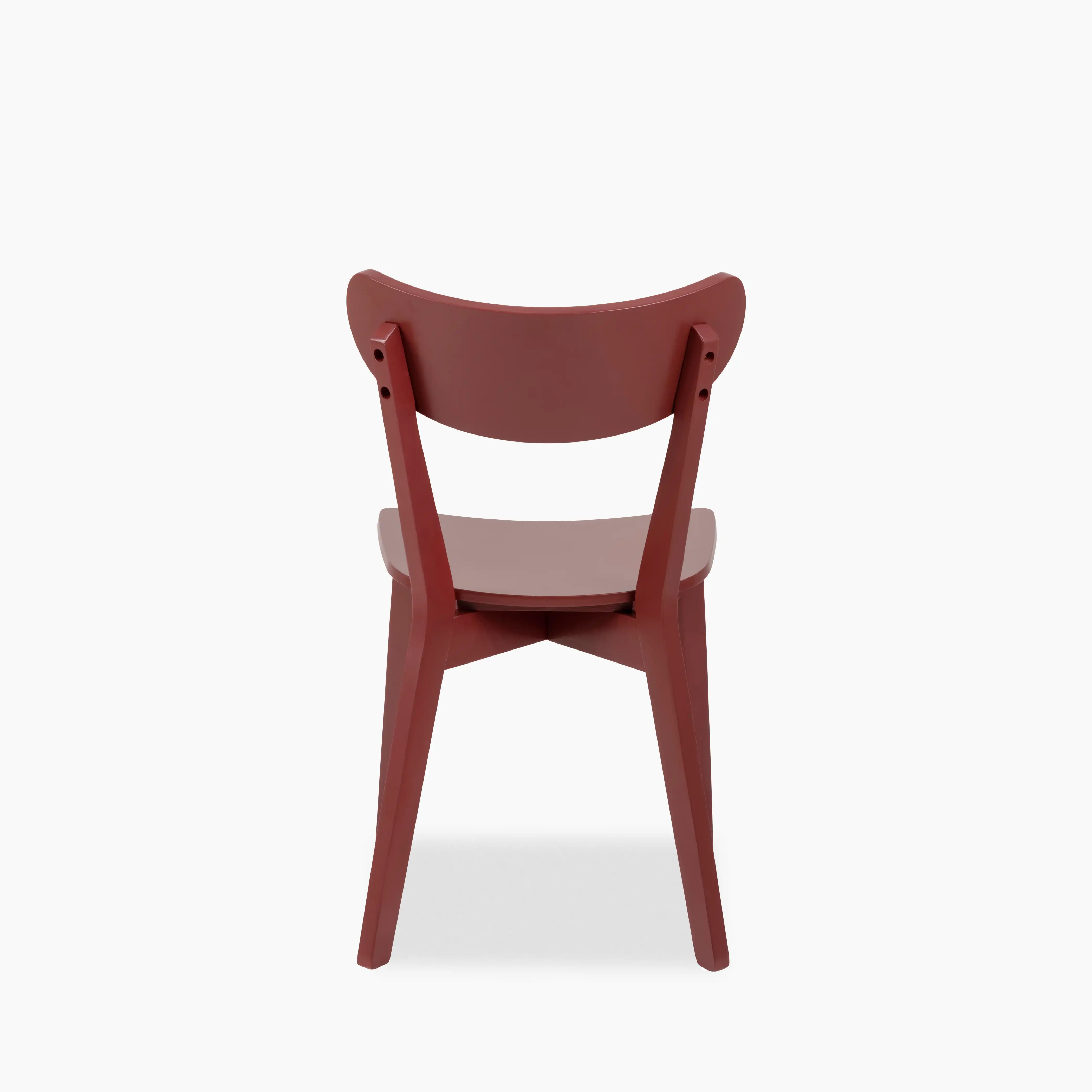 Roxby Wooden Dining Chair | Terracotta - Image 5