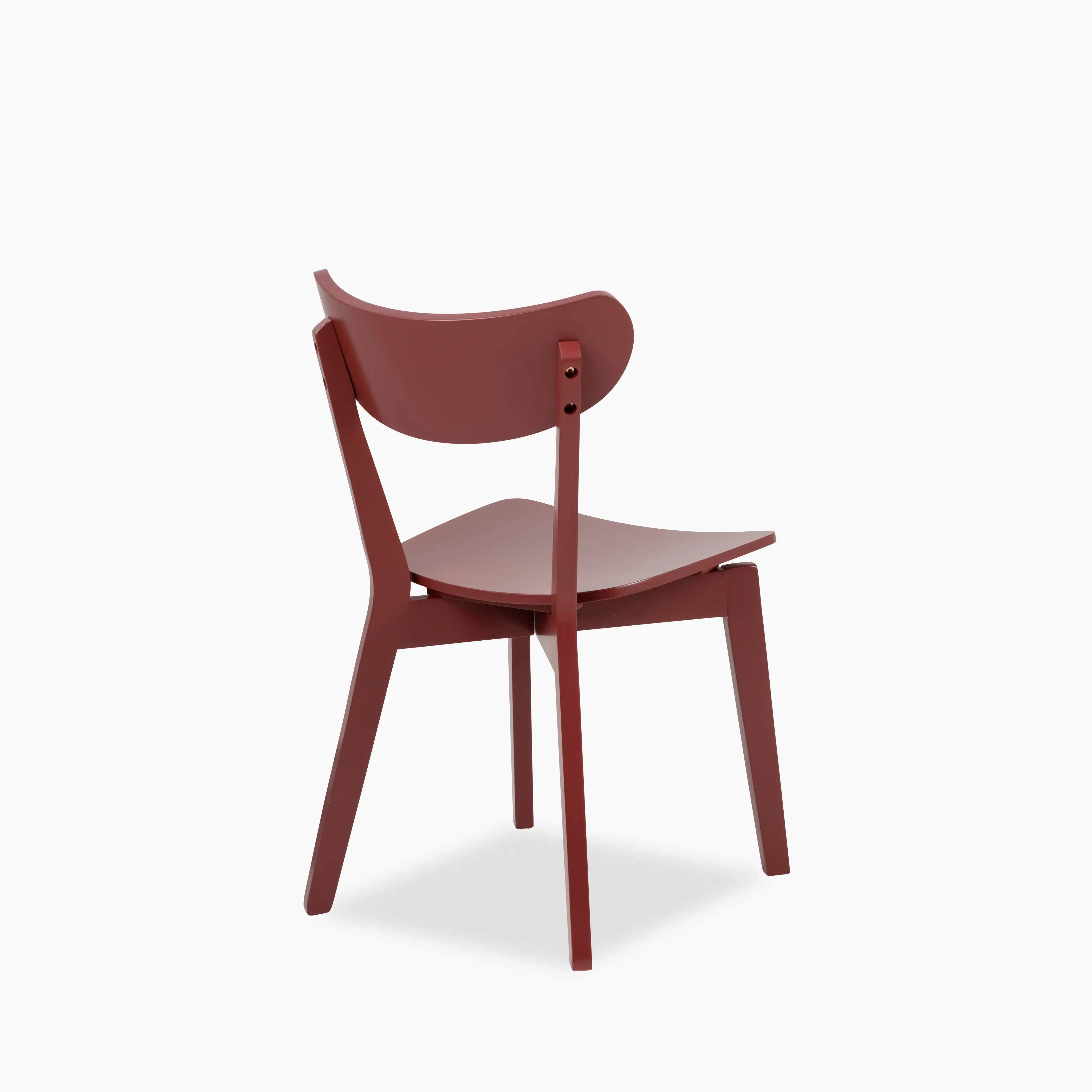 Roxby Wooden Dining Chair | Terracotta - Image 6