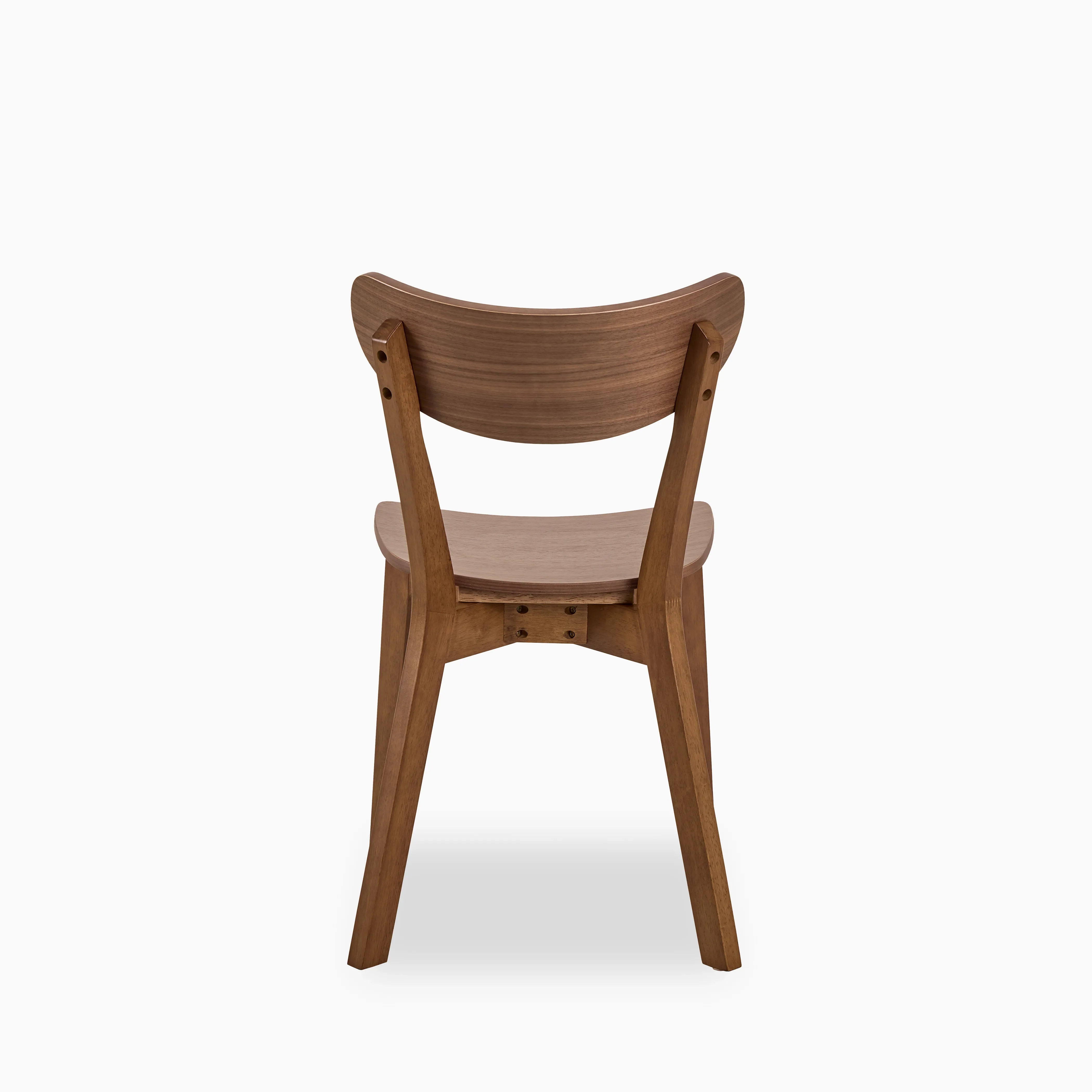 Roxby Wooden Dining Chair | Walnut - Image 4