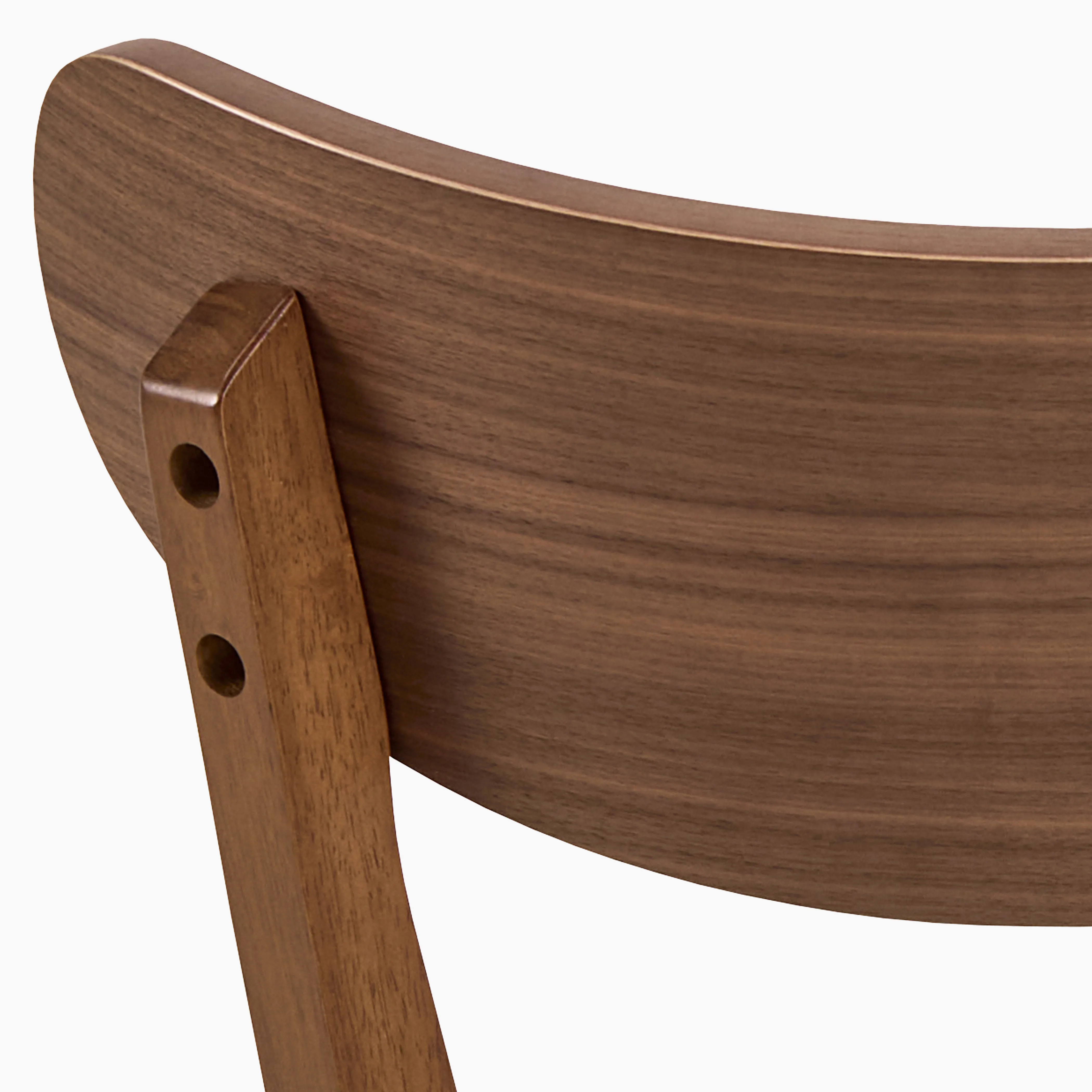 Roxby Wooden Dining Chair | Walnut - Image 6