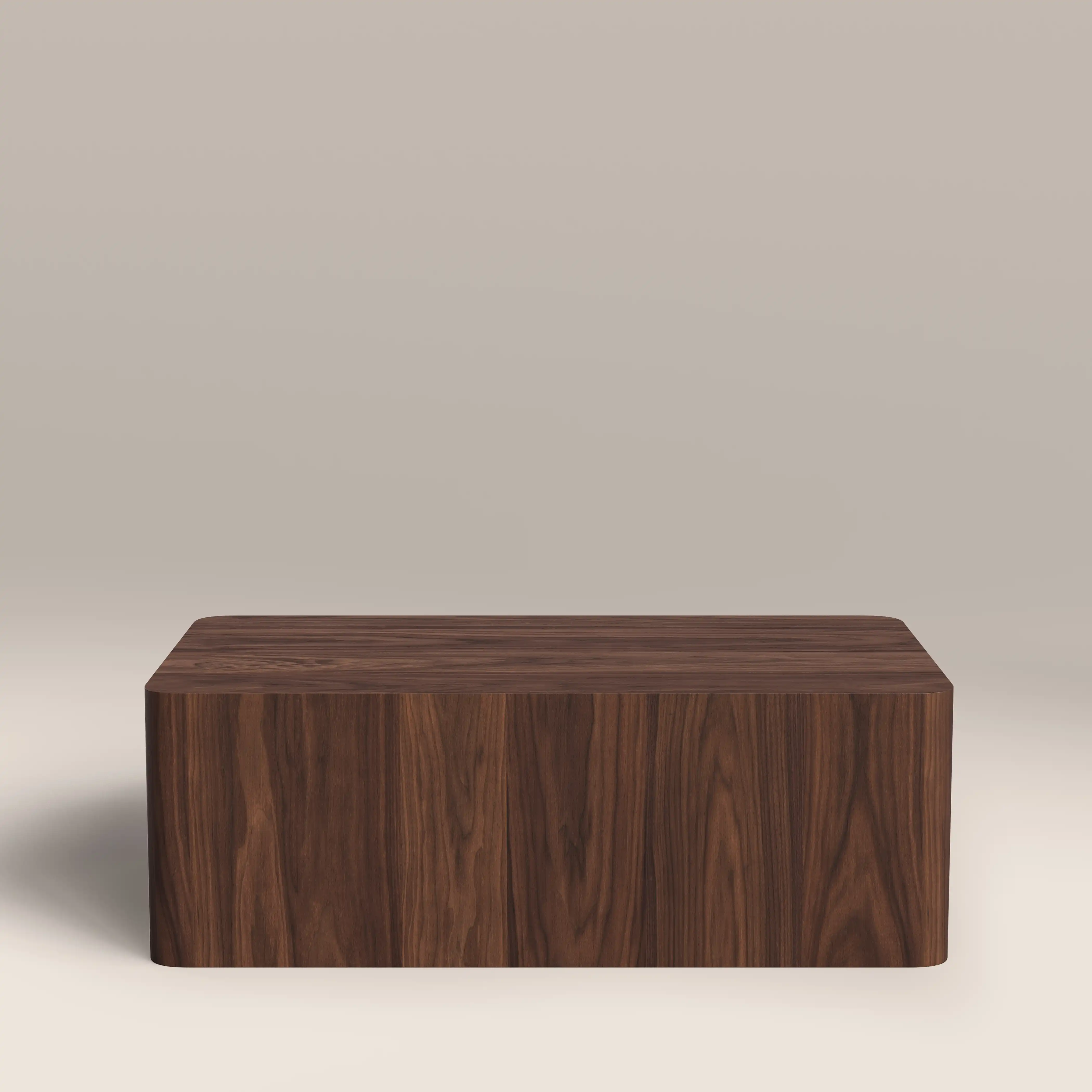 Sabel Rectangle Wooden Coffee Table | Walnut - Image 5