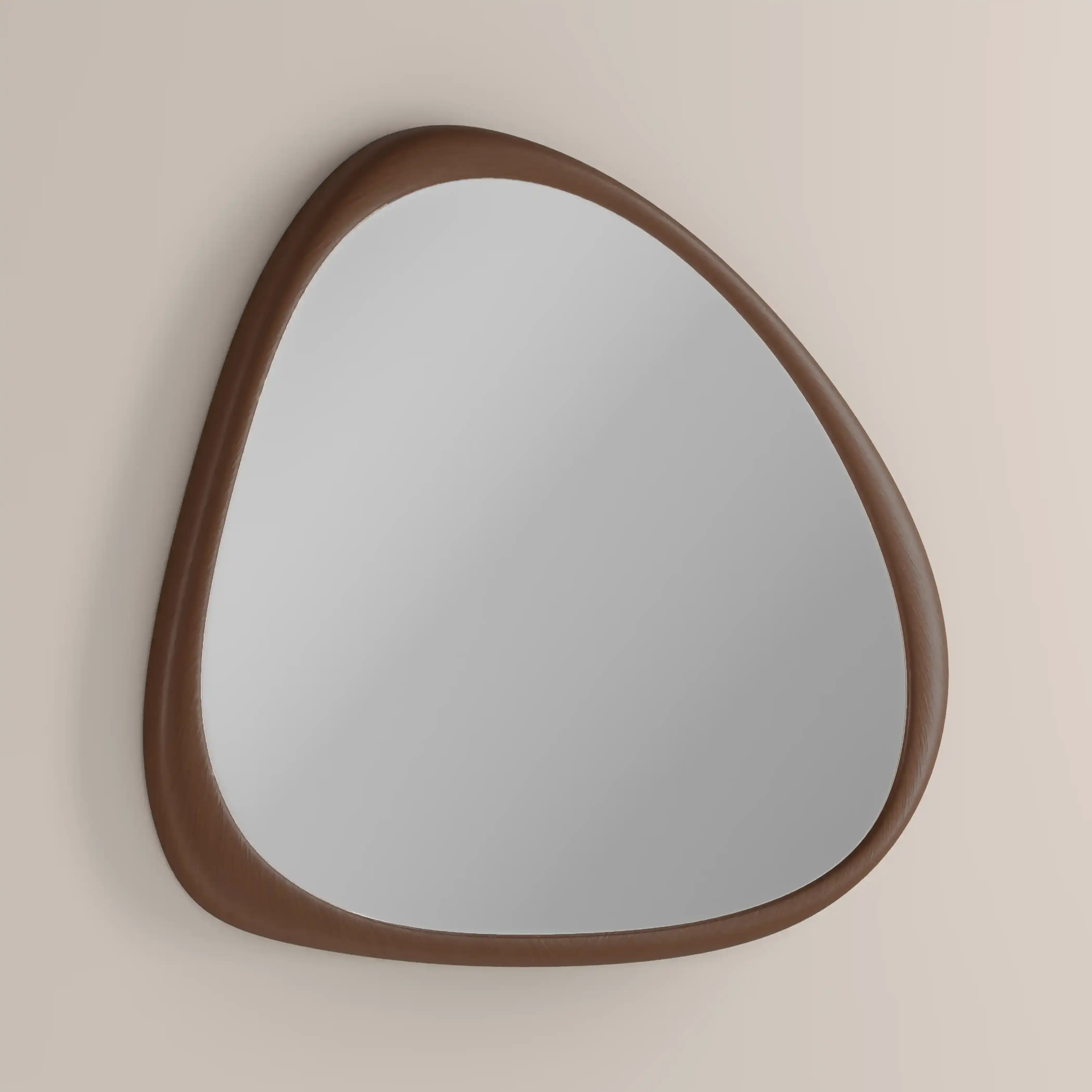 Sable Pond Wall Mirror, 94 x 76 cm | Walnut - Image 2