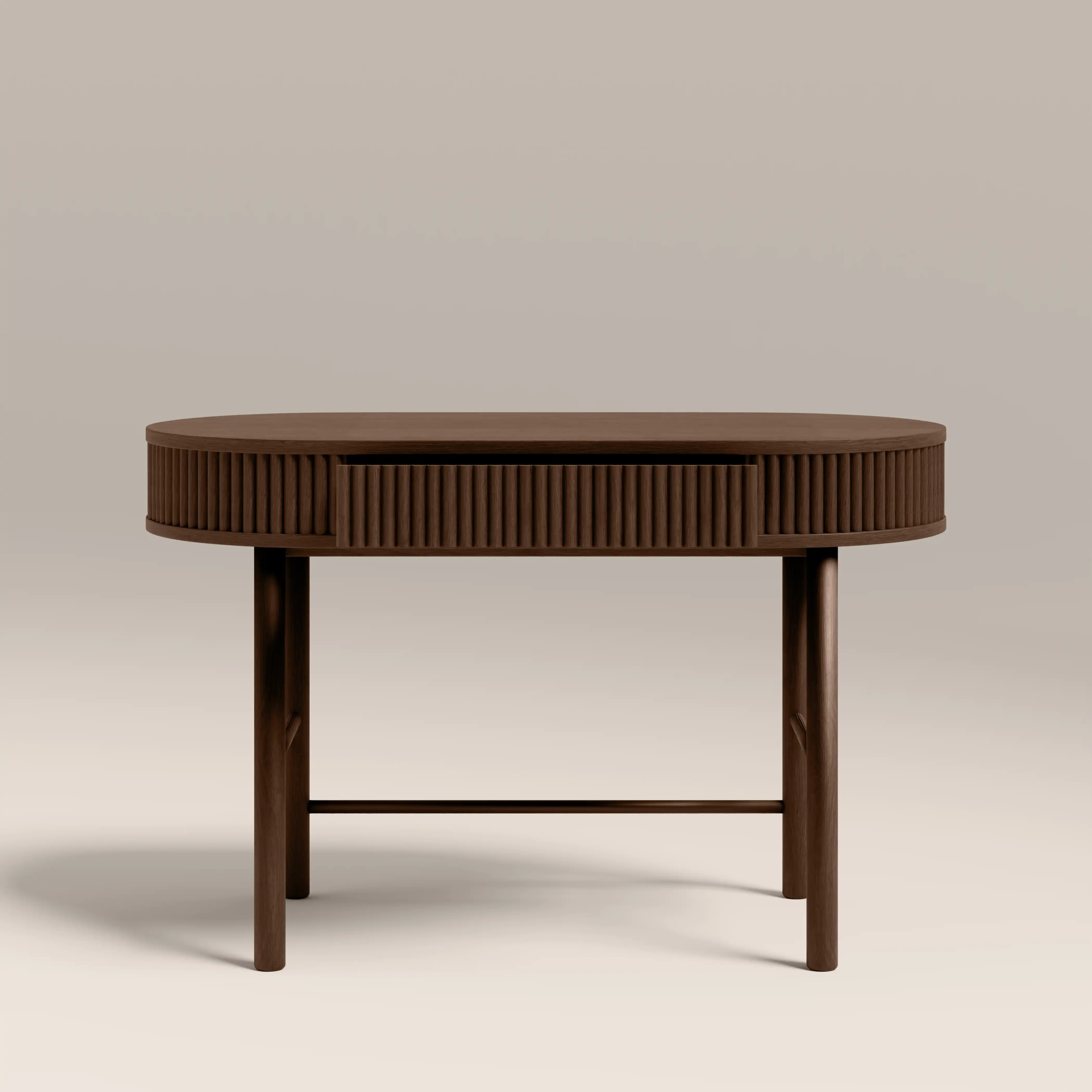Santana Wooden Desk | Smoked Walnut - Image 3
