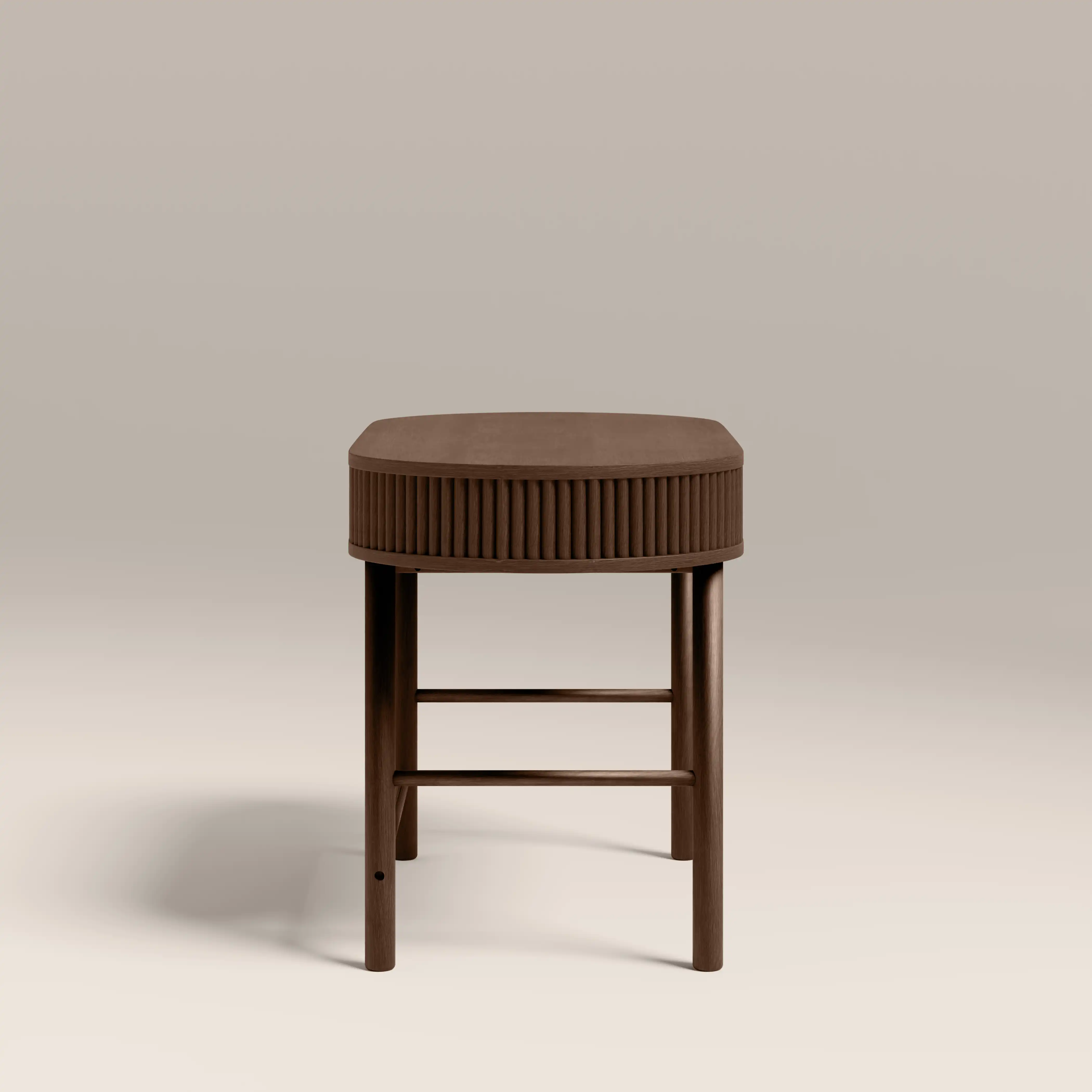Santana Wooden Desk | Smoked Walnut - Image 4
