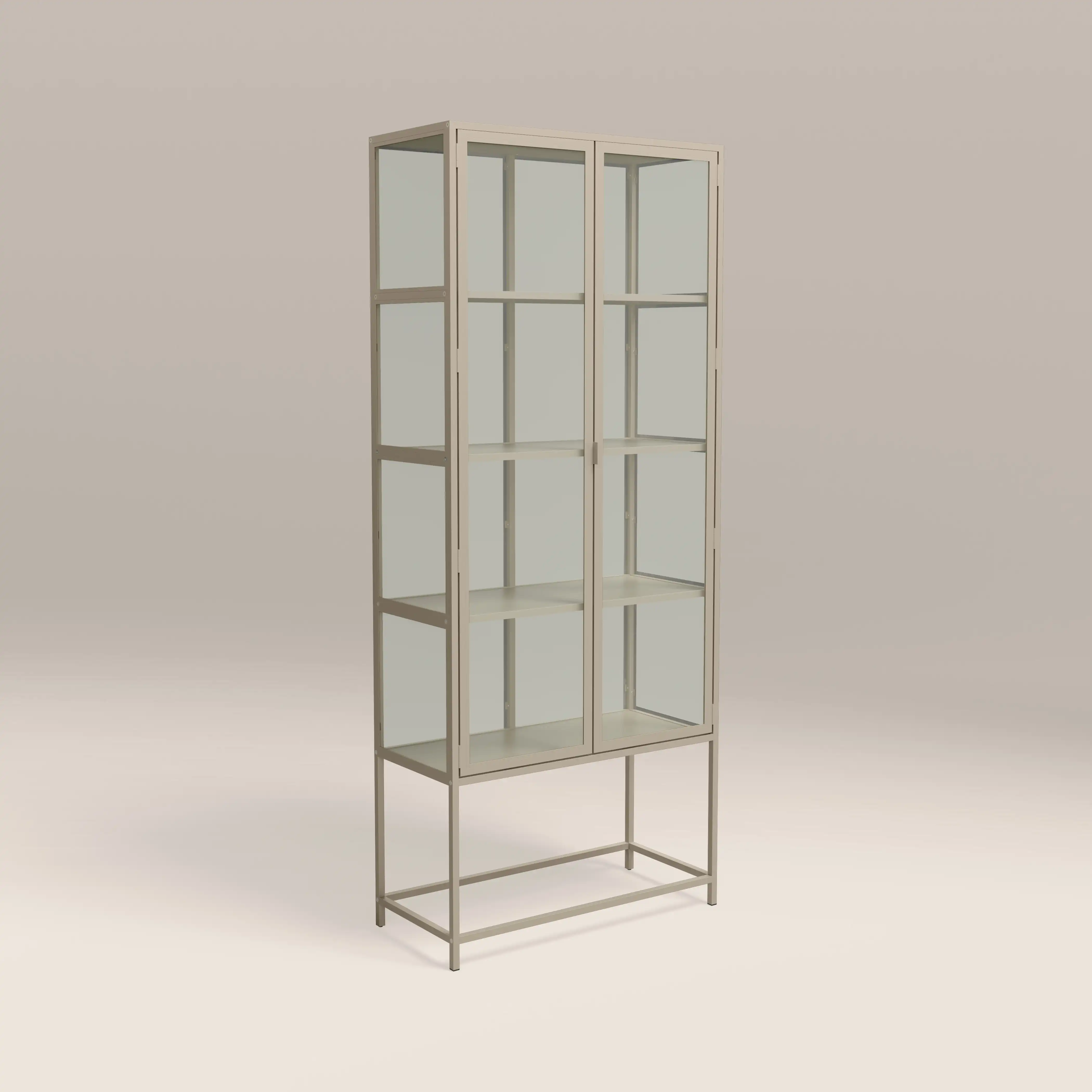 Seaford Display Cabinet | Taupe - Image 5