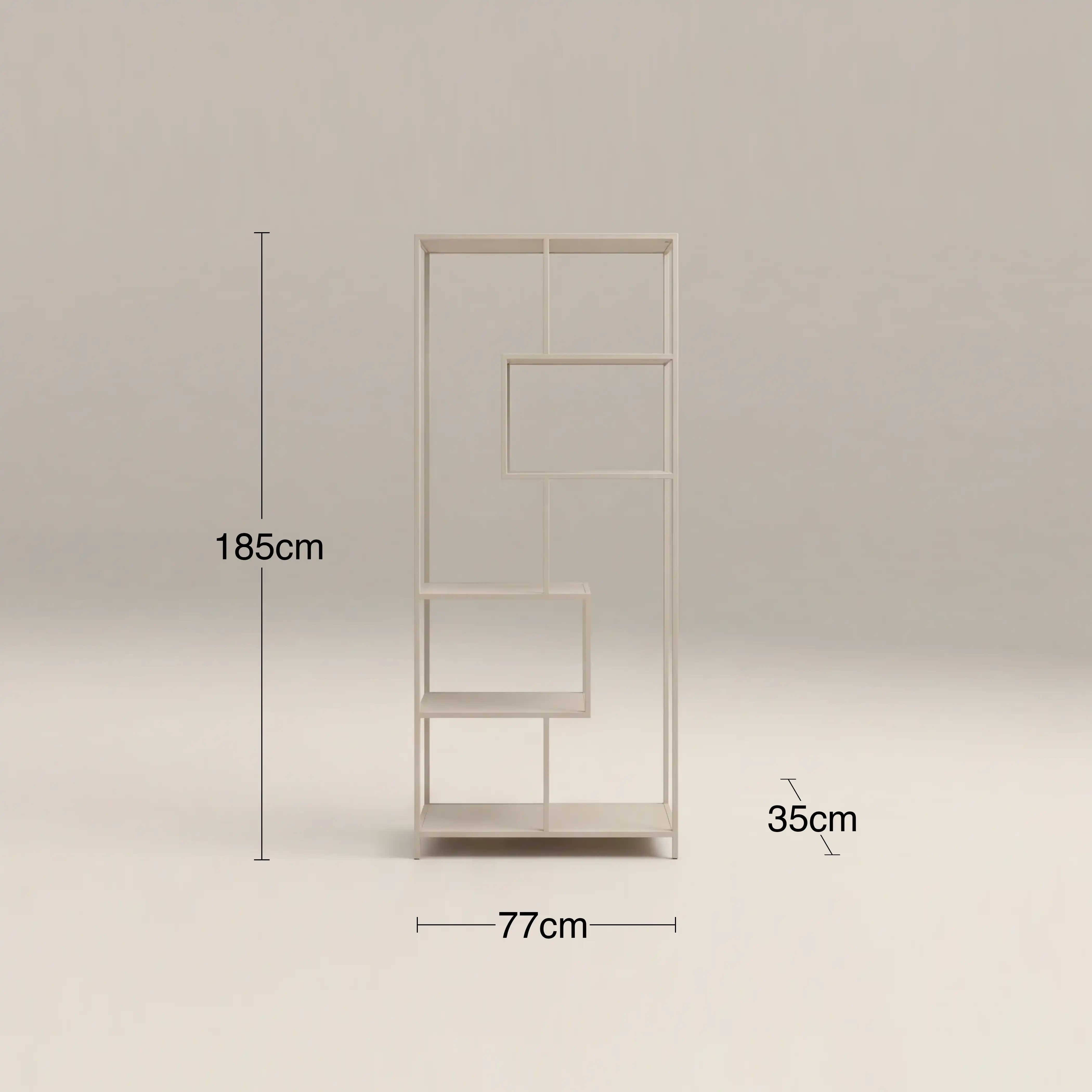 Seaford Display Unit | Taupe - Image 5