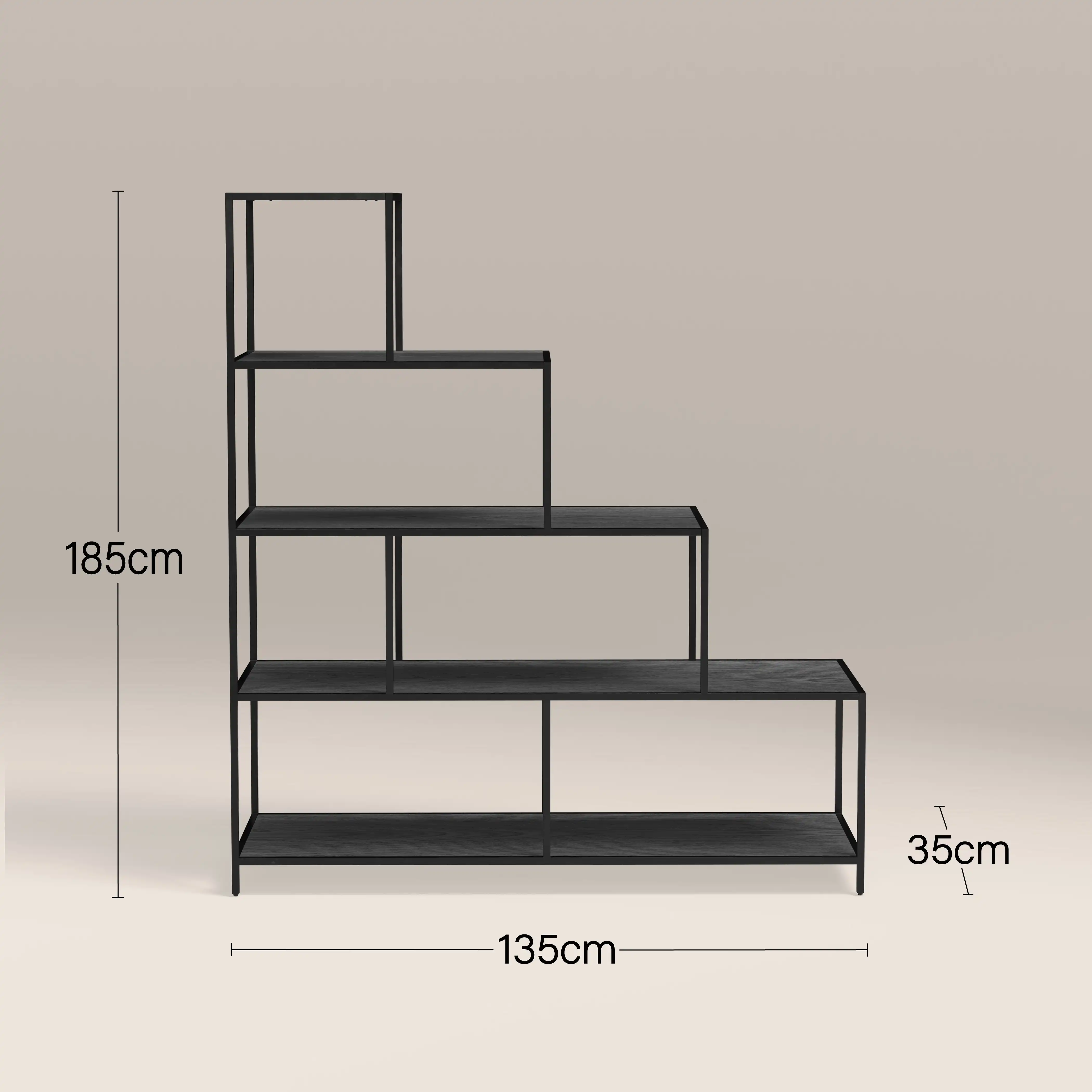 Seaford Extra Large Display Unit | Black - Image 4
